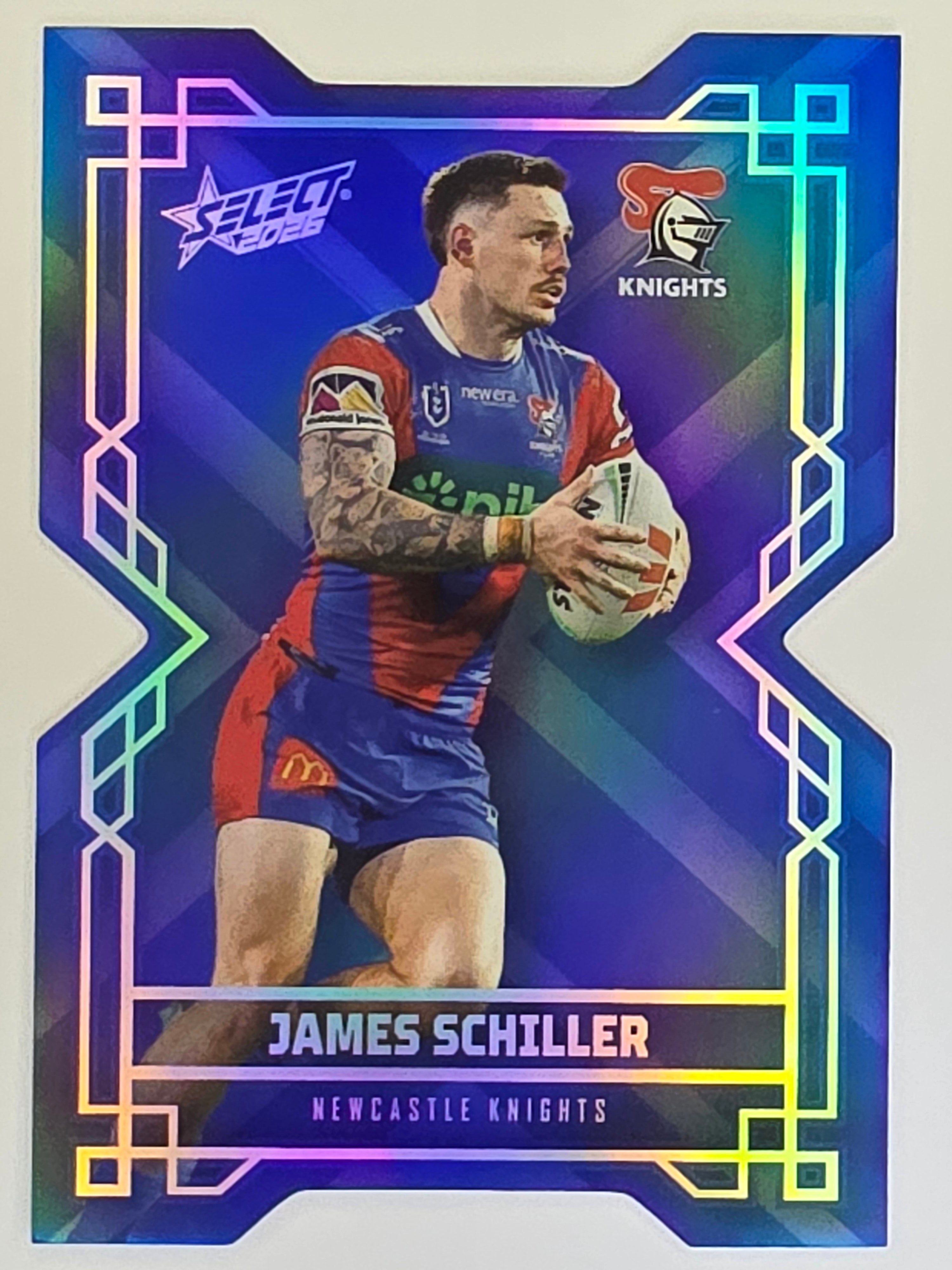 NRL 2026 League Heroes | Colours Diecut | #CD115 | James Schiller | Newcastle Knights