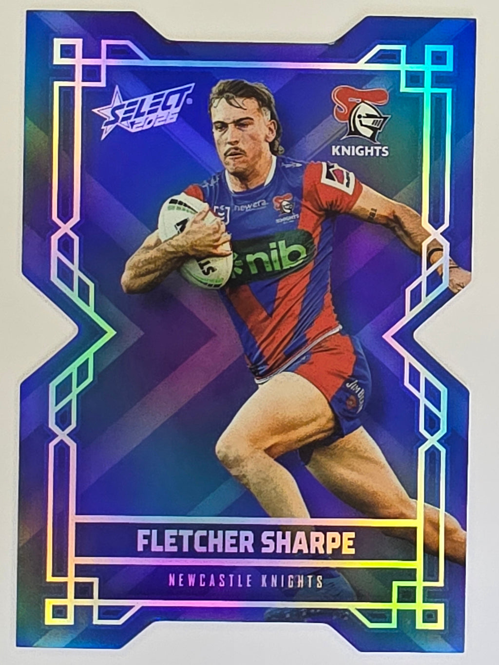 NRL 2026 League Heroes | Colours Diecut | #CD116 | Fletcher Sharpe | Newcastle Knights