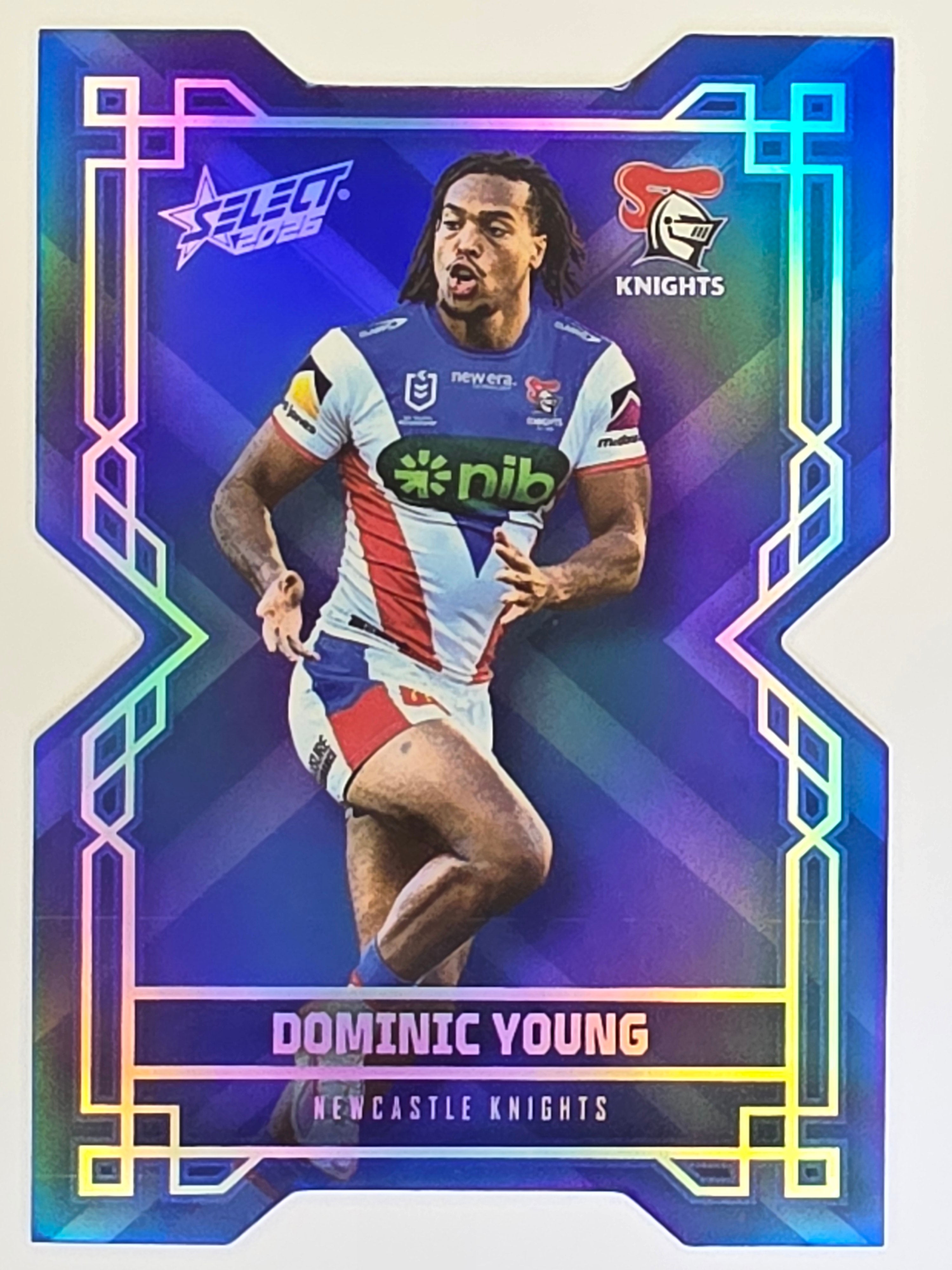 NRL 2026 League Heroes | Colours Diecut | #CD117 | Dominic Young | Newcastle Knights