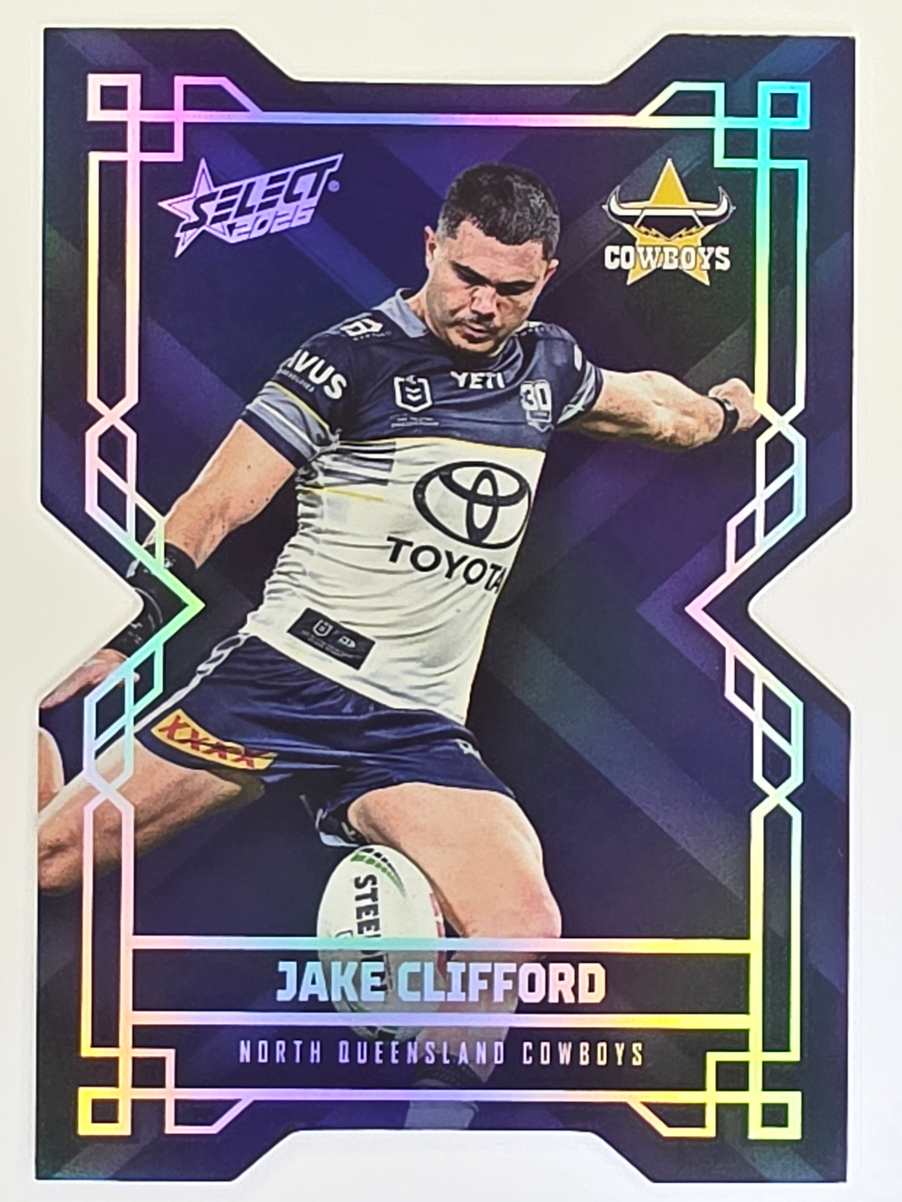 NRL 2026 League Heroes | Colours Diecut | #CD119 | Jake Clifford | North Queensland Cowboys