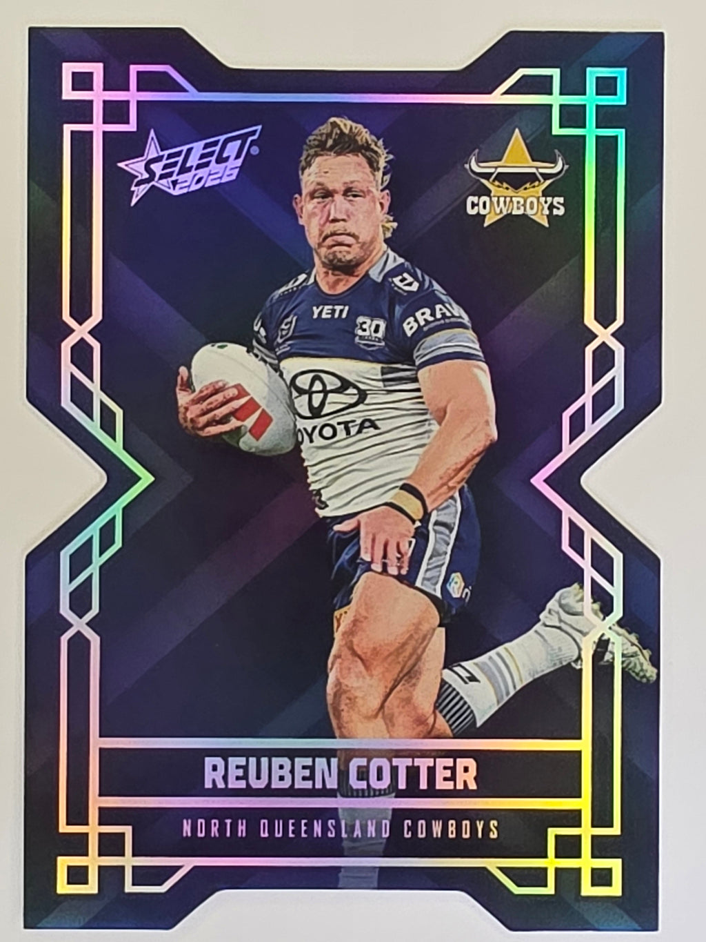 NRL 2026 League Heroes | Colours Diecut | #CD120 | Reuben Cotter | North Queensland Cowboys