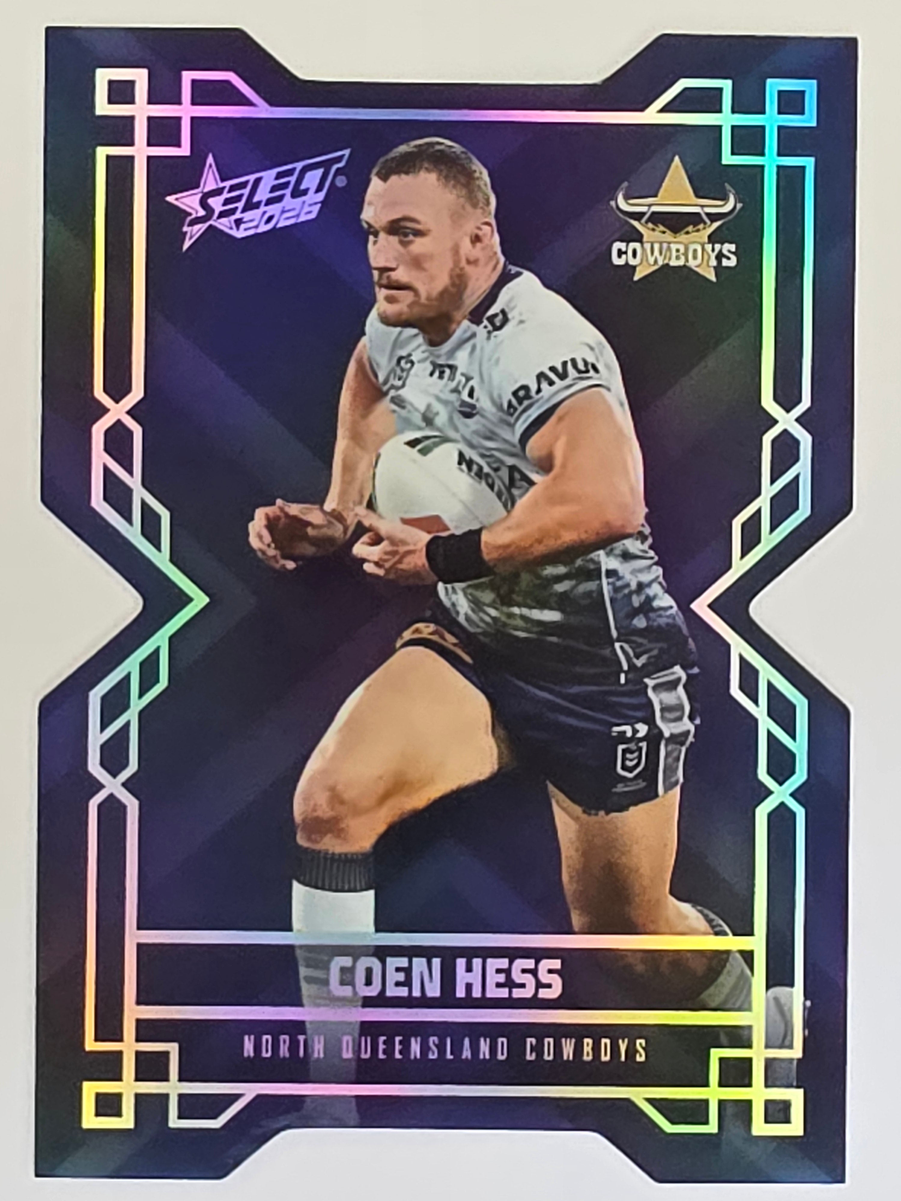 NRL 2026 League Heroes | Colours Diecut | #CD123 | Coen Hess | North Queensland Cowboys
