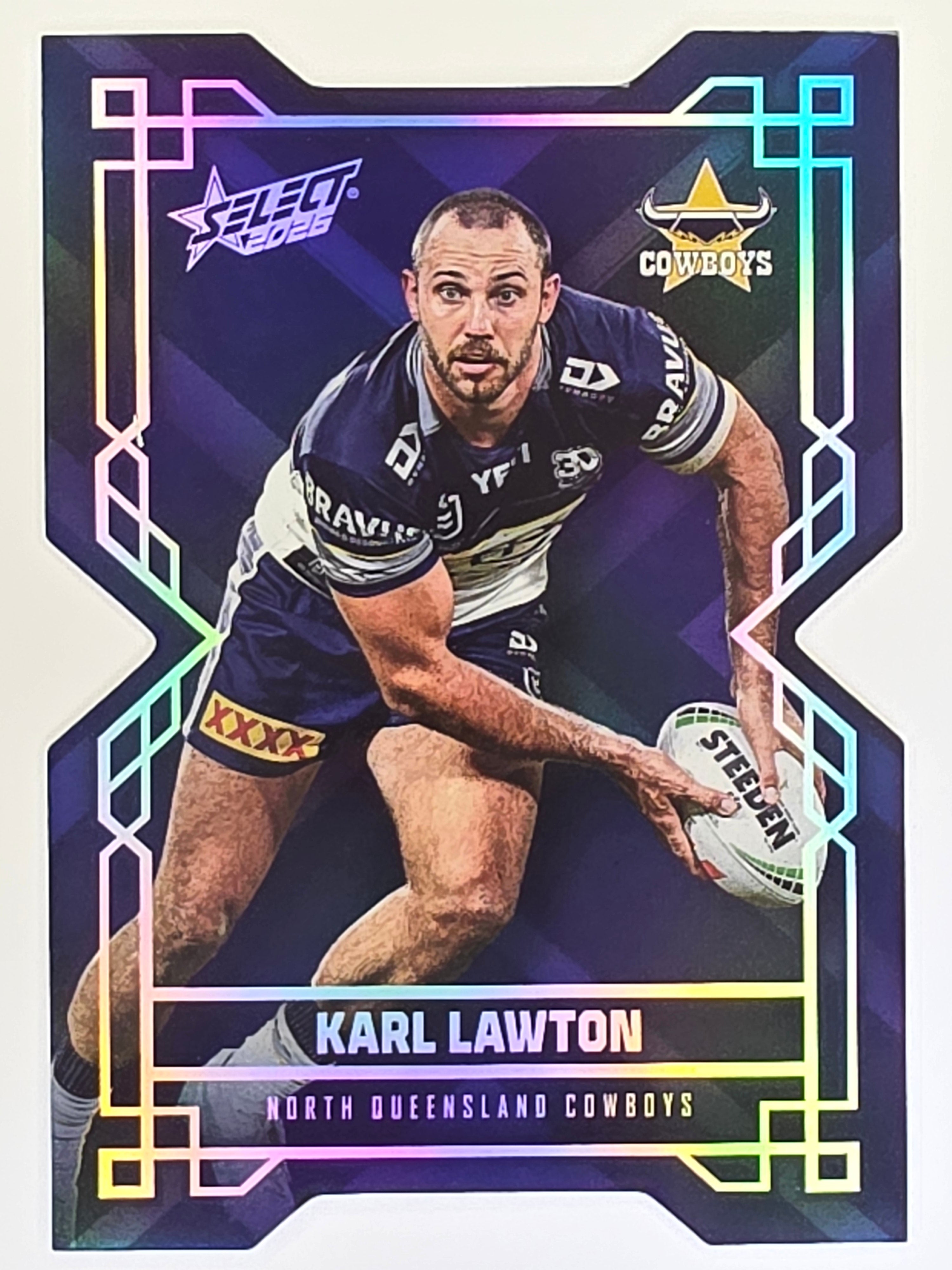 NRL 2026 League Heroes | Colours Diecut | #CD124 | Karl Lawton | North Queensland Cowboys