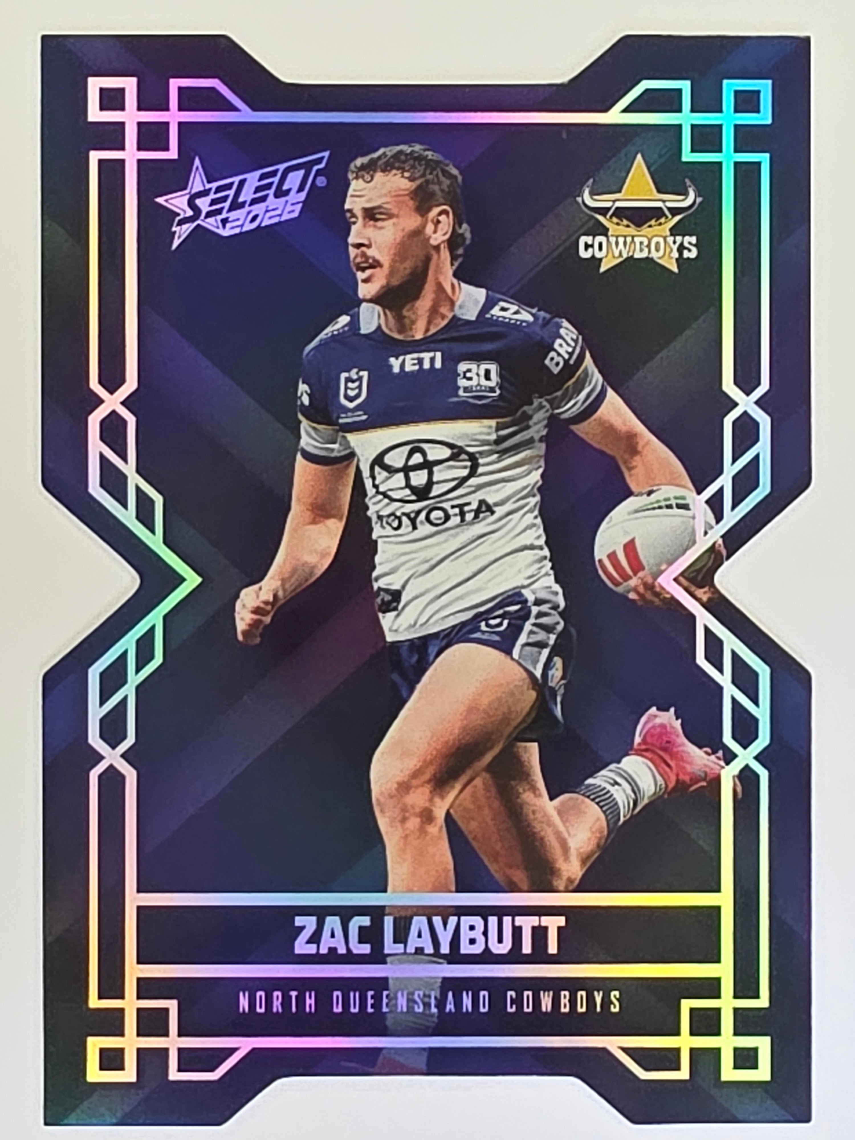 NRL 2026 League Heroes | Colours Diecut | #CD125 | Zac Laybutt | North Queensland Cowboys