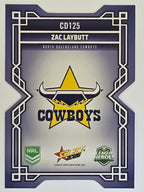 NRL 2026 League Heroes | Colours Diecut | #CD125 | Zac Laybutt | North Queensland Cowboys