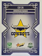 NRL 2026 League Heroes | Colours Diecut | #CD126 | Jeremiah Nanai | North Queensland Cowboys