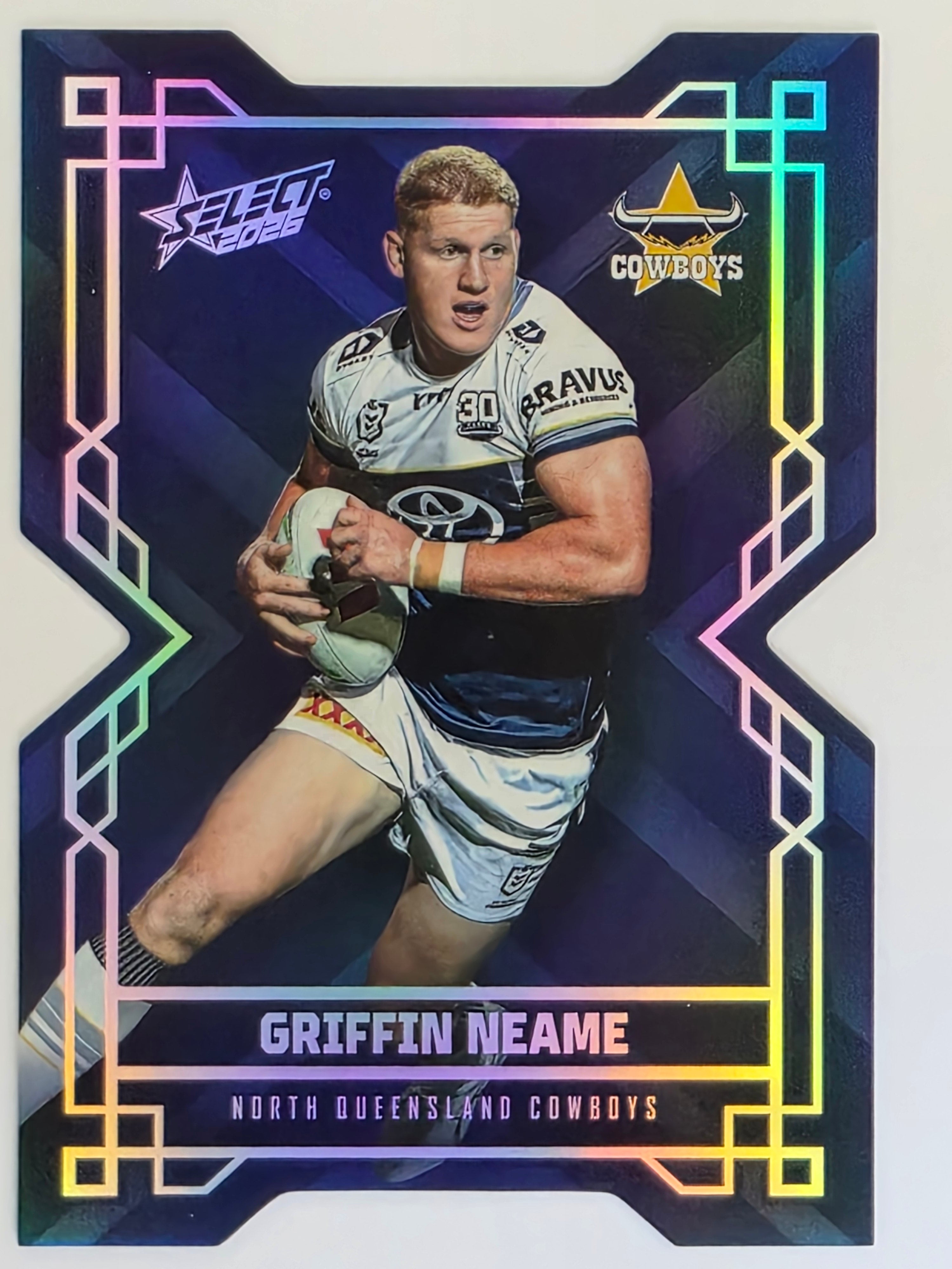 NRL 2026 League Heroes | Colours Diecut | #CD127 | Griffin Neame | North Queensland Cowboys