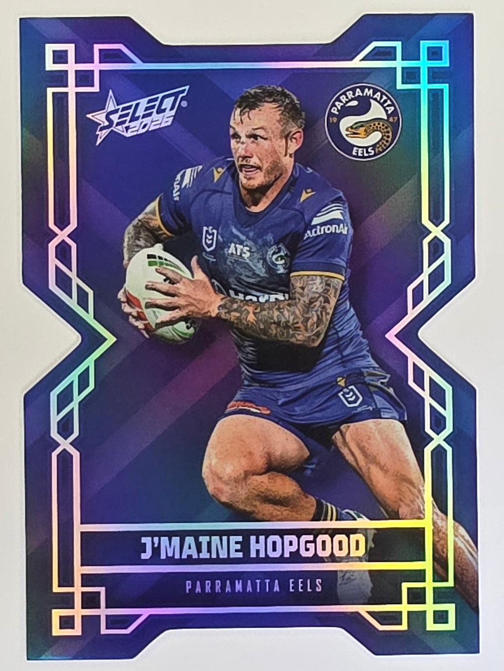 NRL 2026 League Heroes | Colours Diecut | #CD131 | J’maine Hopgood | Parramatta Eels