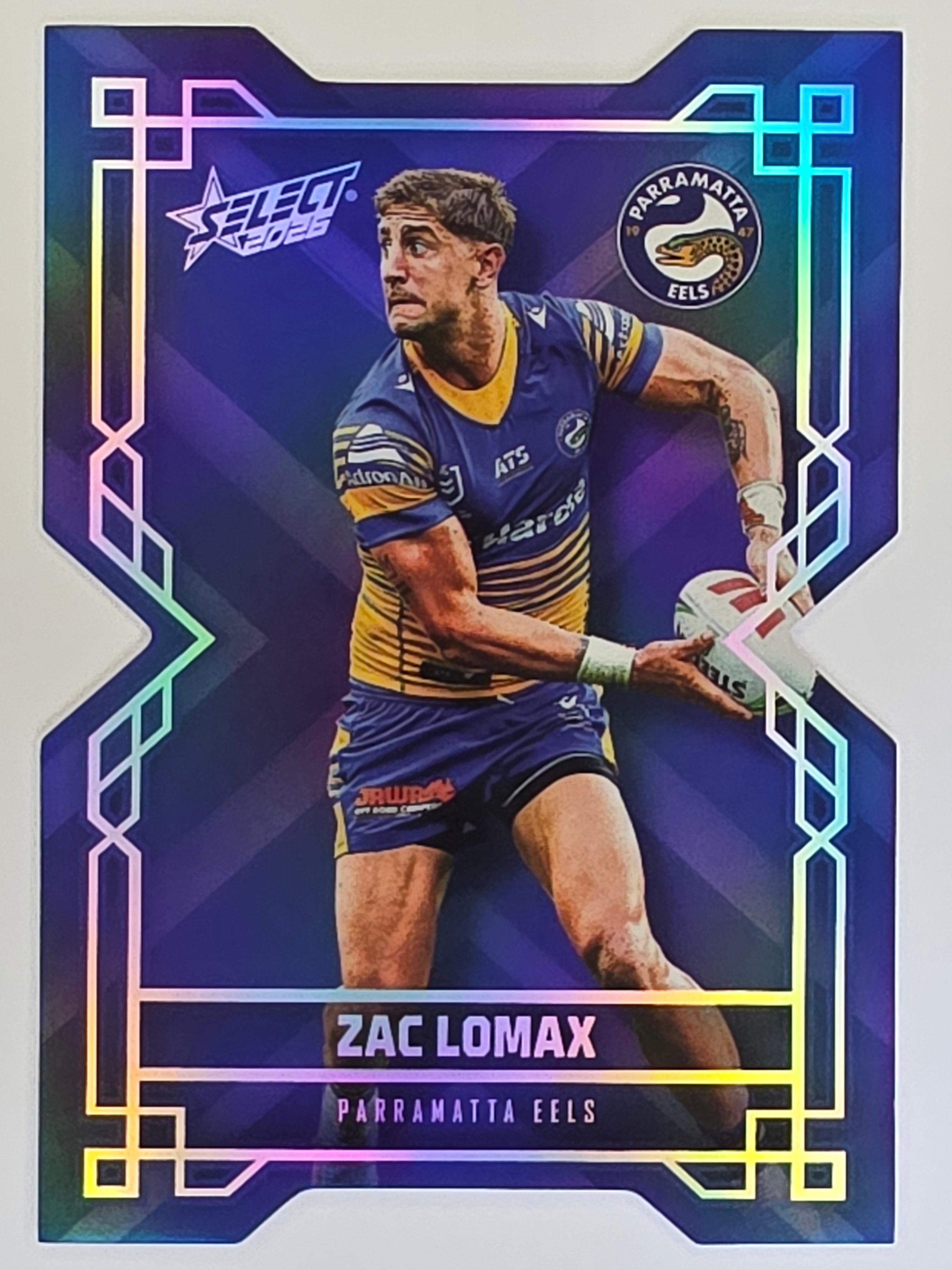 NRL 2026 League Heroes | Colours Diecut | #CD133 | Zac Lomax | Parramatta Eels
