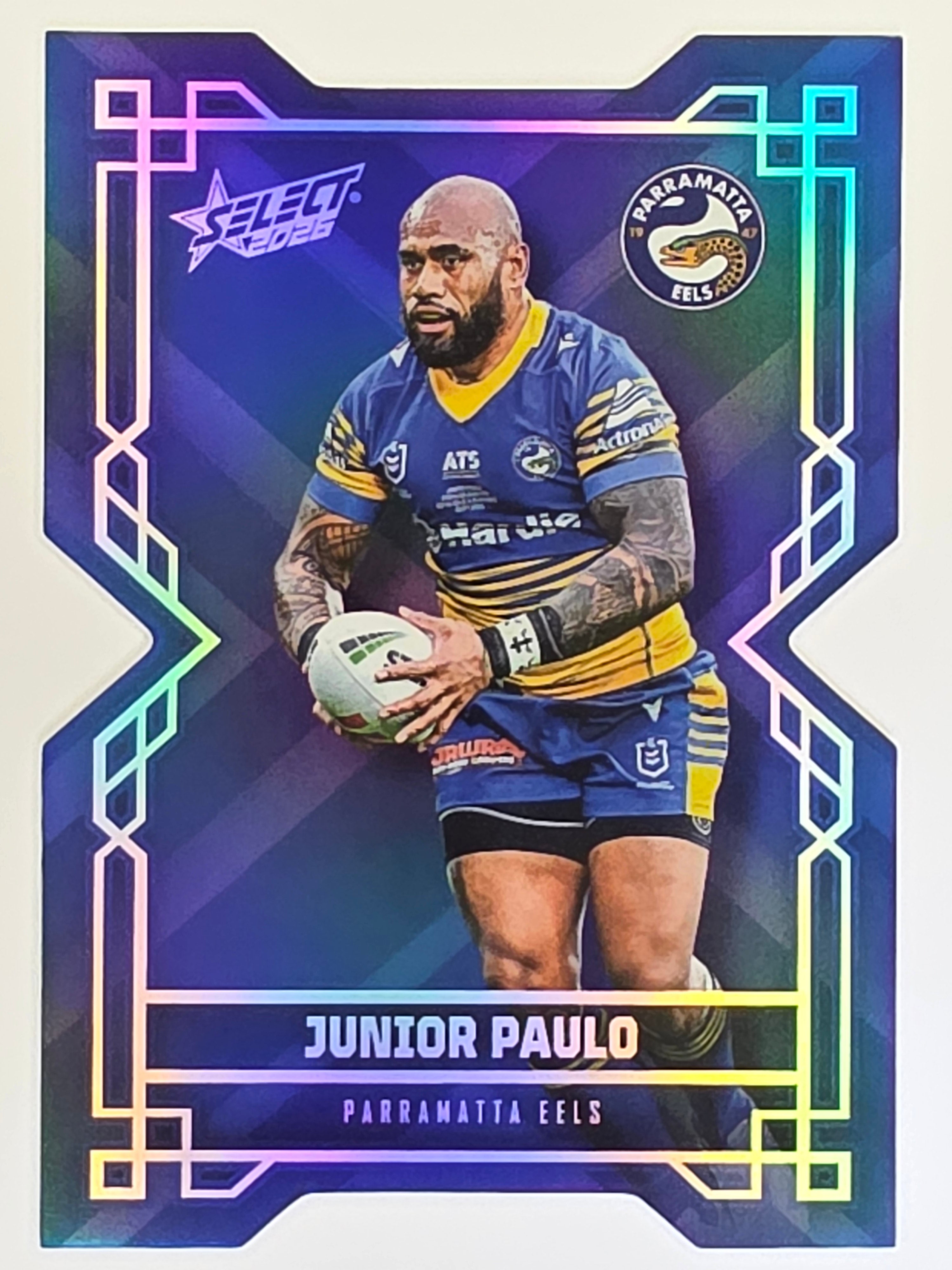 NRL 2026 League Heroes | Colours Diecut | #CD137 | Junior Paulo |Parramatta Eels