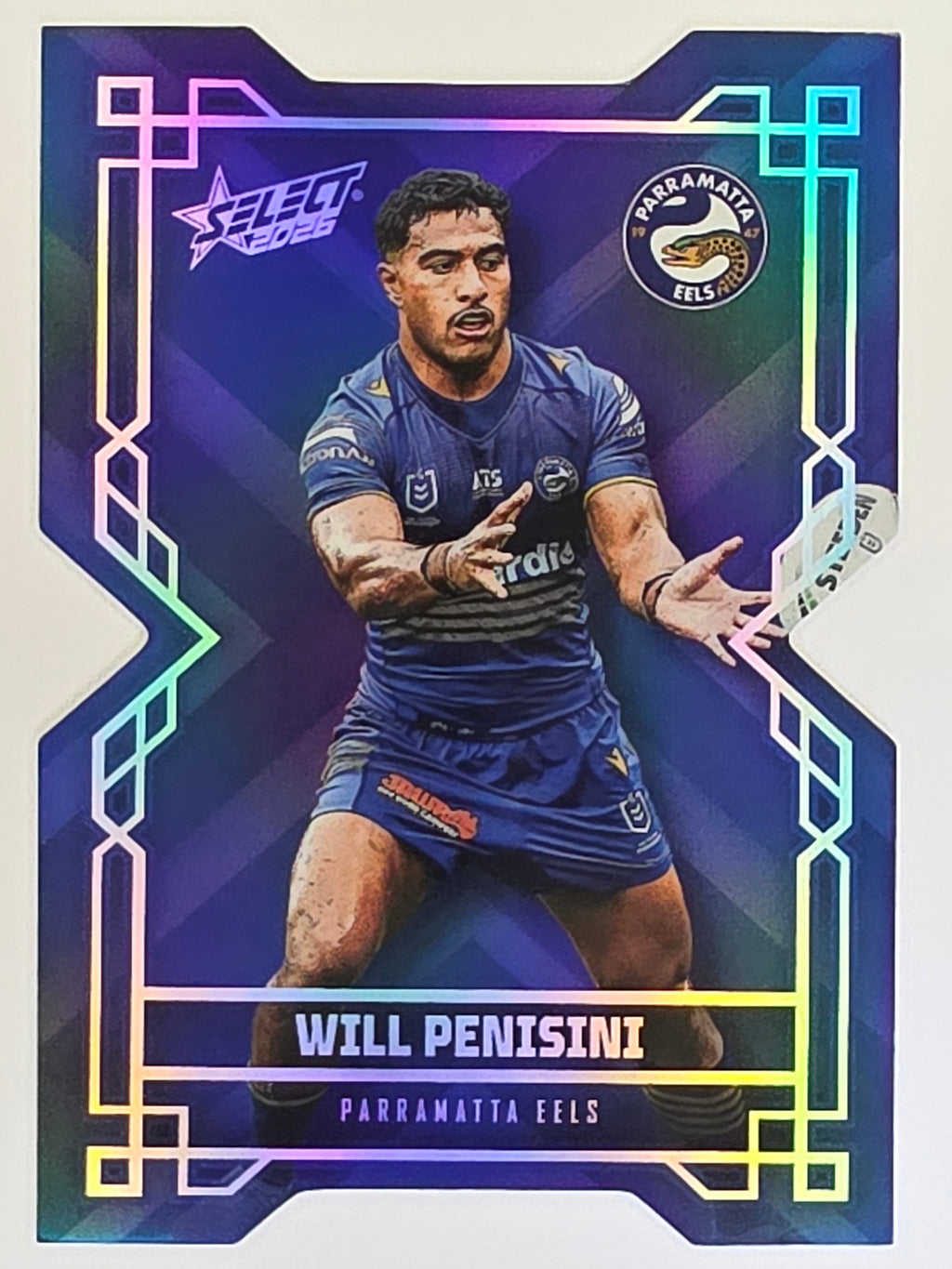 NRL 2026 League Heroes | Colours Diecut | #CD138 |Will Penisini |Parramatta Eels