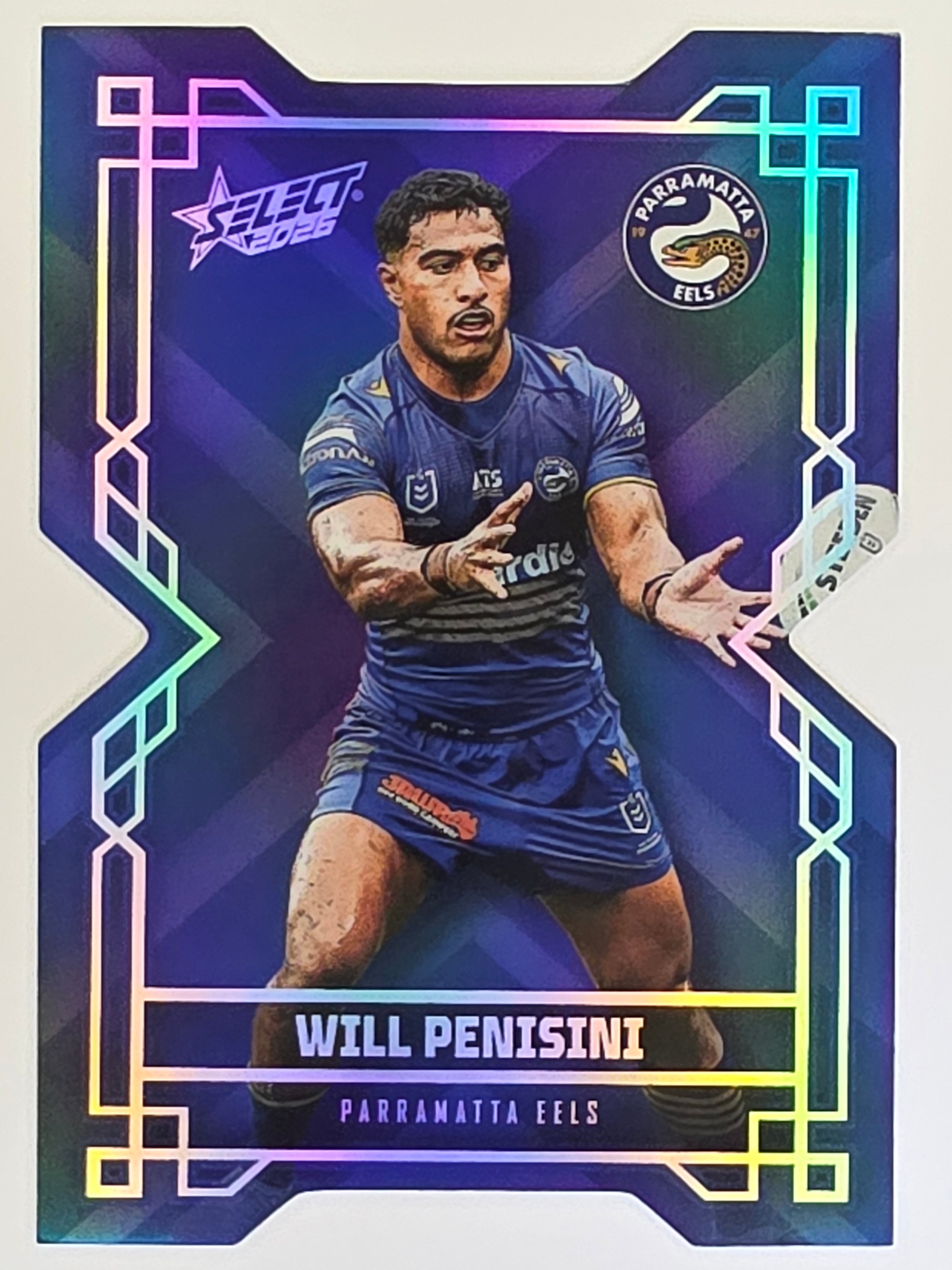NRL 2026 League Heroes | Colours Diecut | #CD138 |Will Penisini |Parramatta Eels