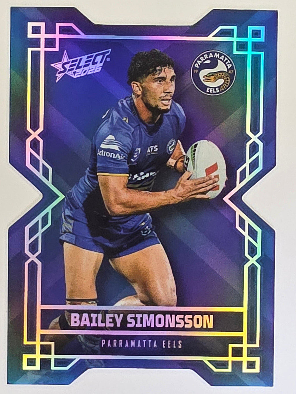 NRL 2026 League Heroes | Colours Diecut | #CD140 | Bailey Simonsson | Parramatta Eels