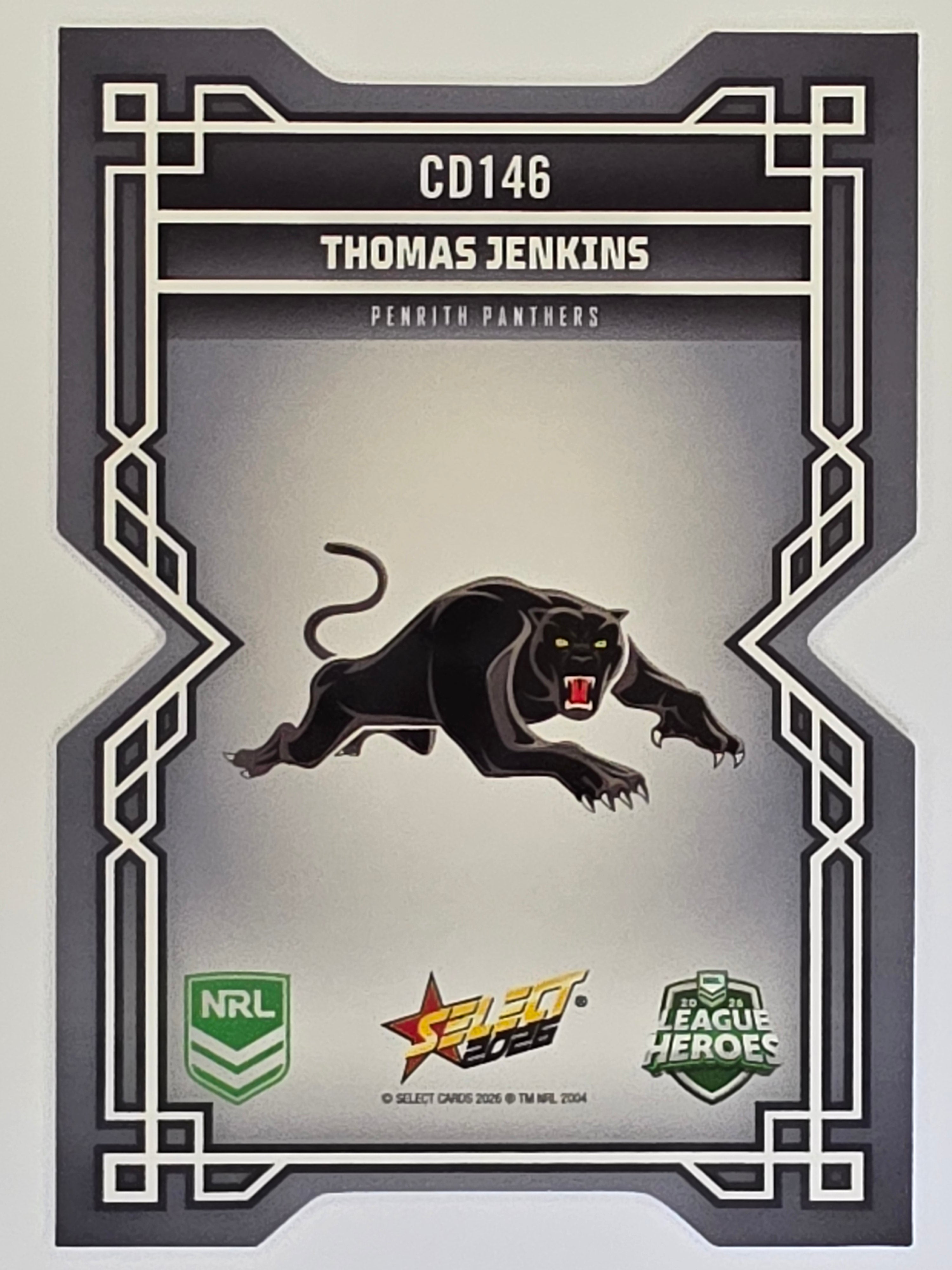 NRL 2026 League Heroes | Colours Diecut | #CD146 | Thomas Jenkins | Penrith Panthers