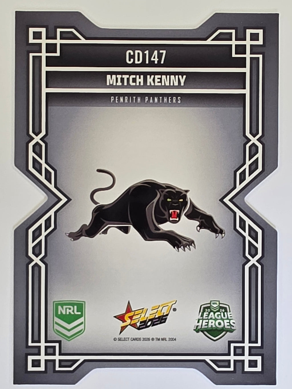 NRL 2026 League Heroes | Colours Diecut | #CD147 | Mitch Kenny |Penrith Panthers