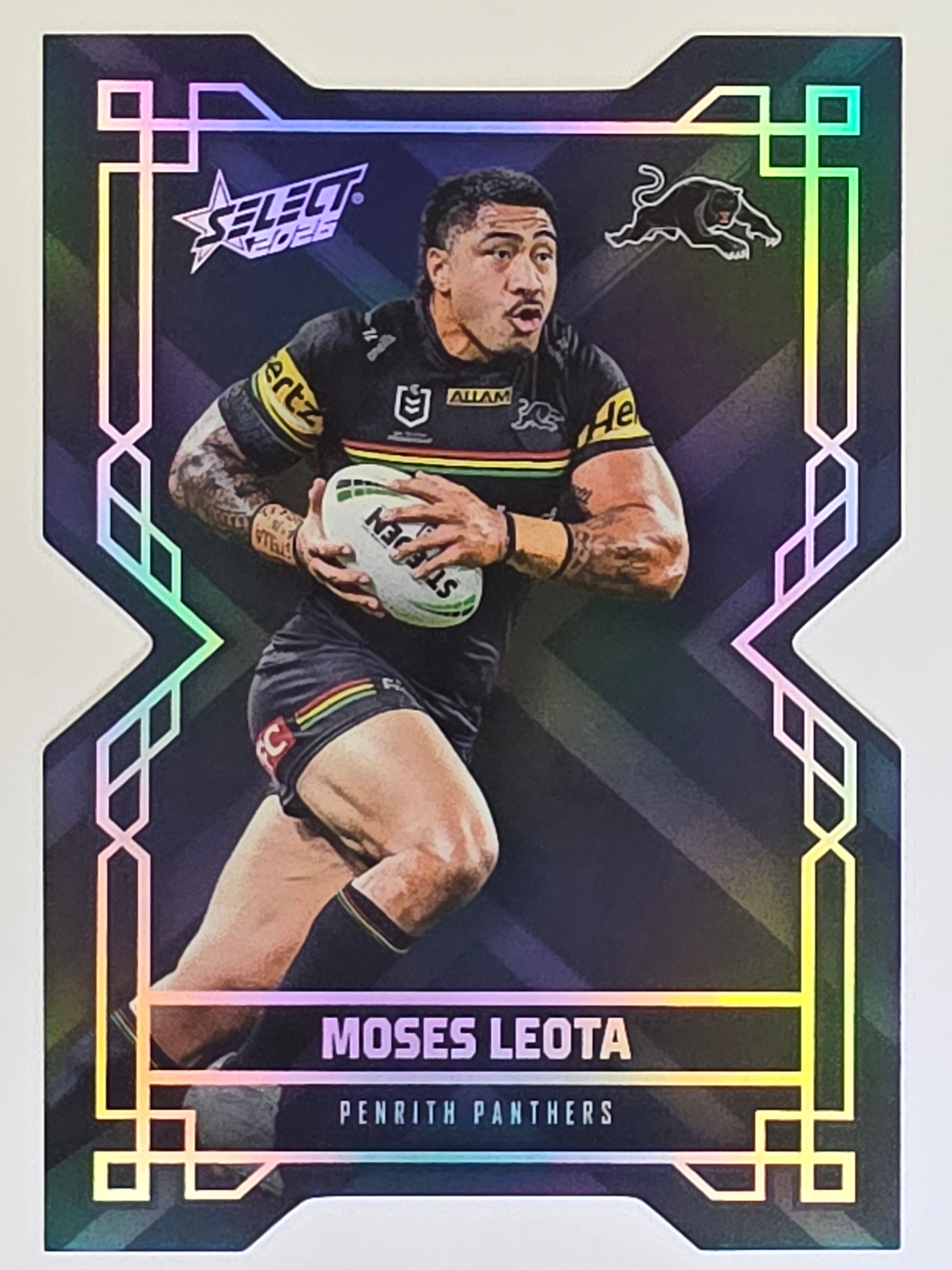 NRL 2026 League Heroes | Colours Diecut | #CD148 | Moses Leota |Penrith Panthers