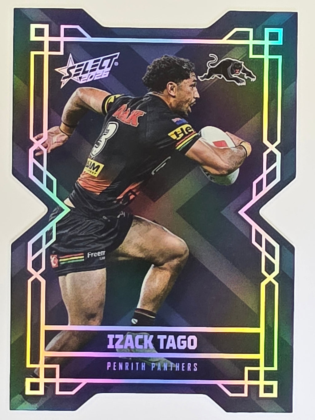 NRL 2026 League Heroes | Colours Diecut | #CD153 | Izack Tago | Penrith Panthers