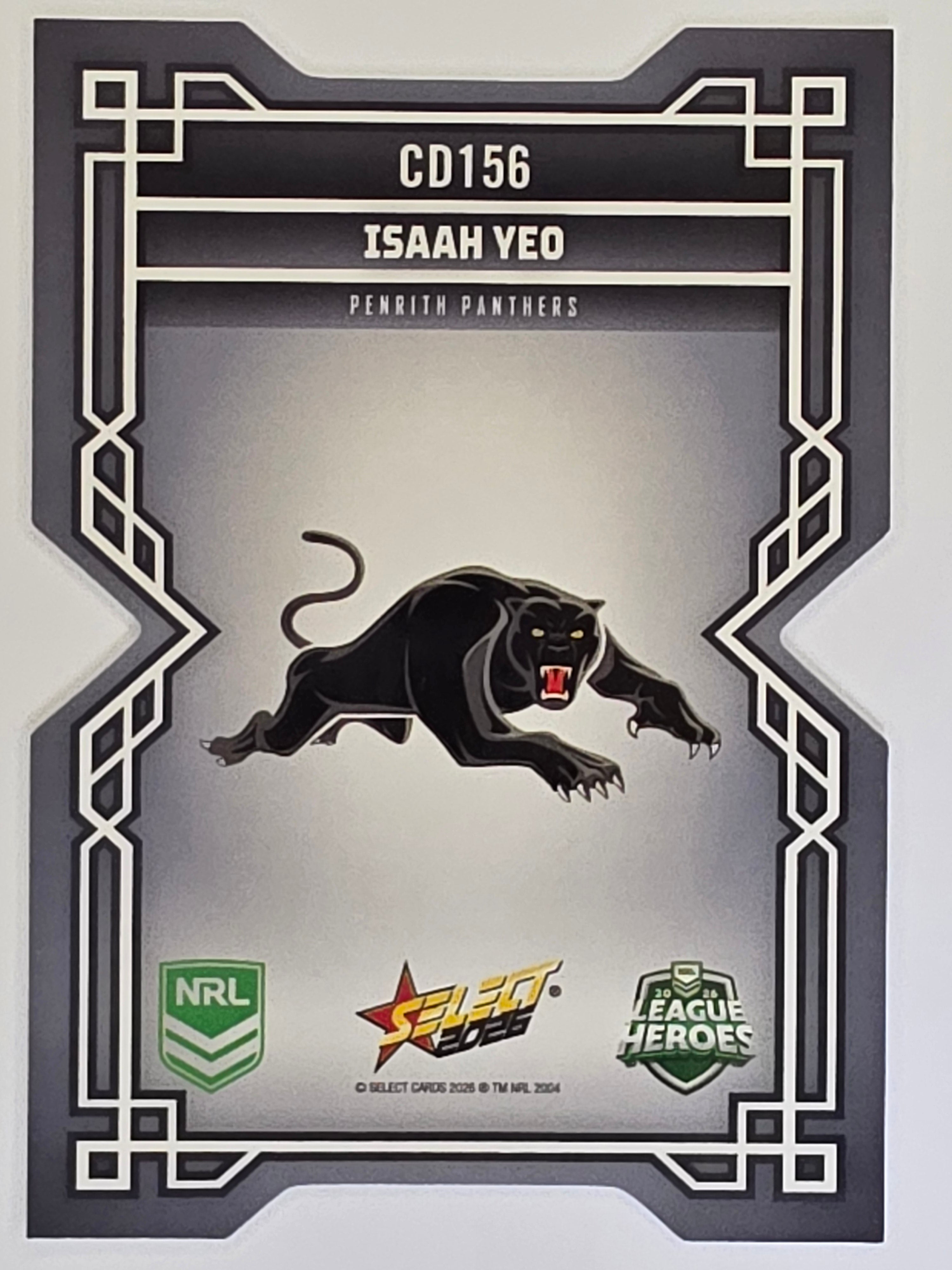 NRL 2026 League Heroes | Colours Diecut | #CD156 | Isaah Yeo | Penrith Panthers