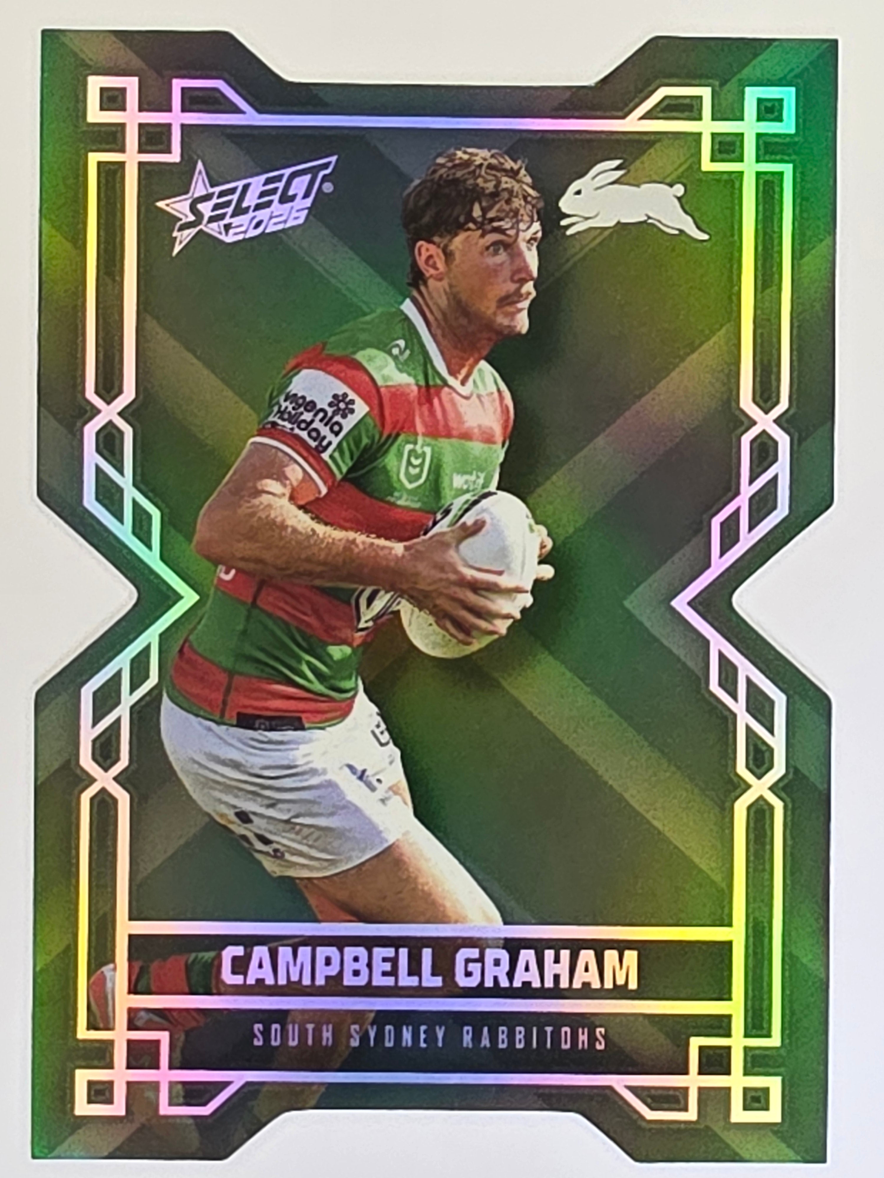 NRL 2026 League Heroes | Colours Diecut | #CD158 | Campbell Graham | South Sydney Rabbitohs