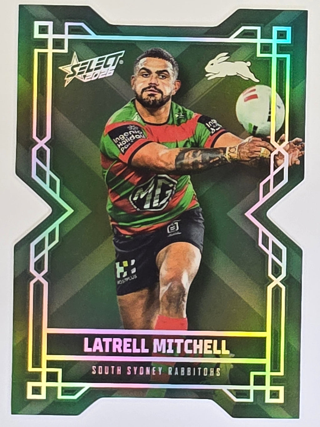 NRL 2026 League Heroes | Colours Diecut | #CD164 | Latrell Mitchell | South Sydney Rabbitohs