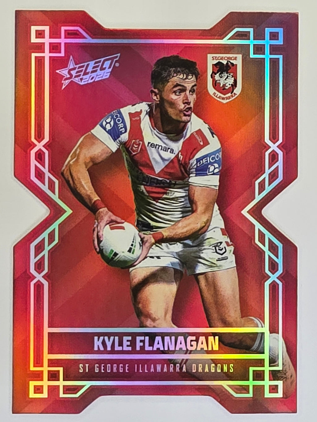NRL 2026 League Heroes | Colours Diecut | #CD172 | Kyle Flanagan | St George Dragons