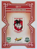 NRL 2026 League Heroes | Colours Diecut | #CD177 | Lyhkan King-Togia | St George Dragons