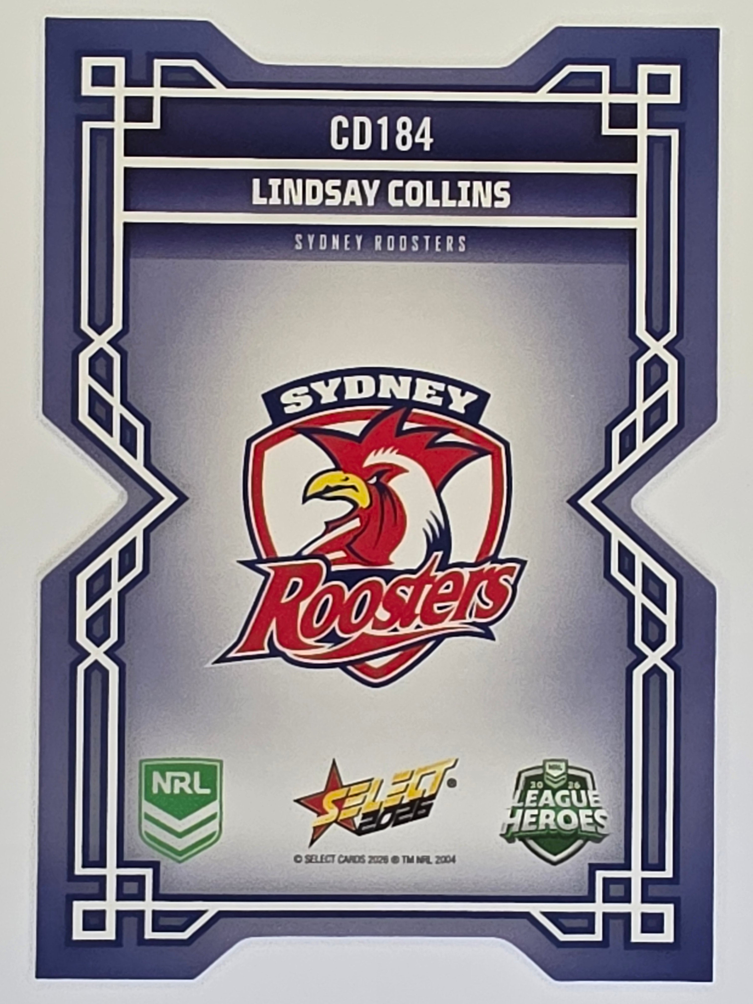 NRL 2026 League Heroes | Colours Diecut | #CD184 | Lindsay Collins | Sydney Roosters