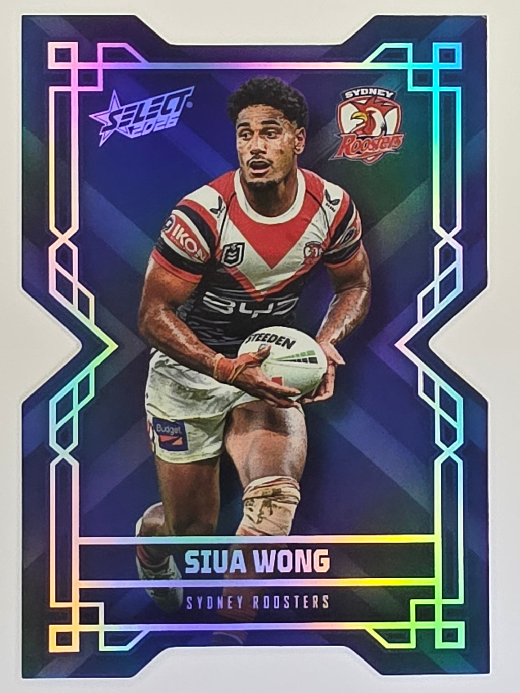 NRL 2026 League Heroes | Colours Diecut | #CD195 | Siua Wong | Sydney Roosters
