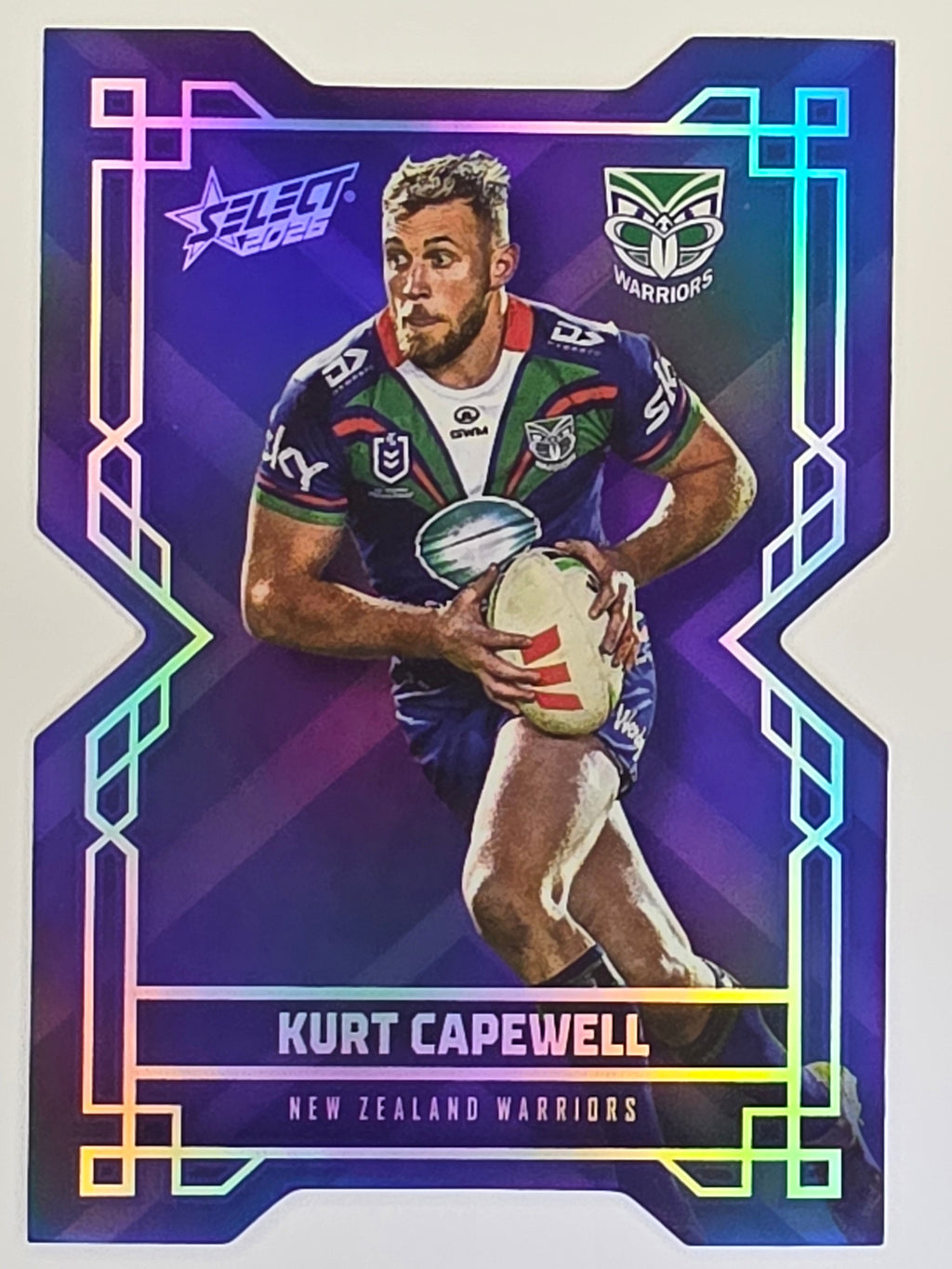 NRL 2026 League Heroes | Colours Diecut | #CD197 | Kurt Capewell | New Zealand Warriors