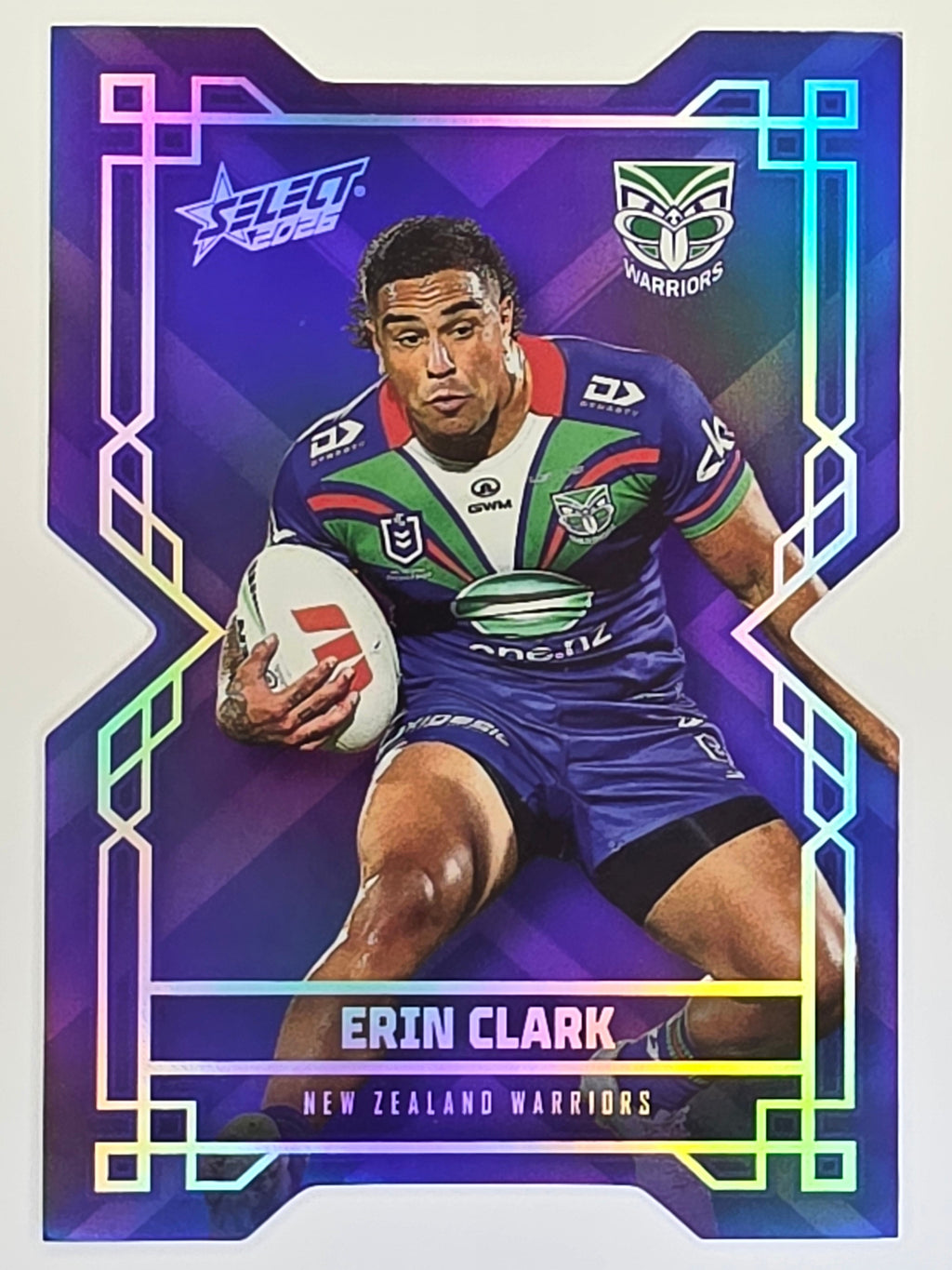 NRL 2026 League Heroes | Colours Diecut | #CD198 | Erin Clark | New Zealand Warriors