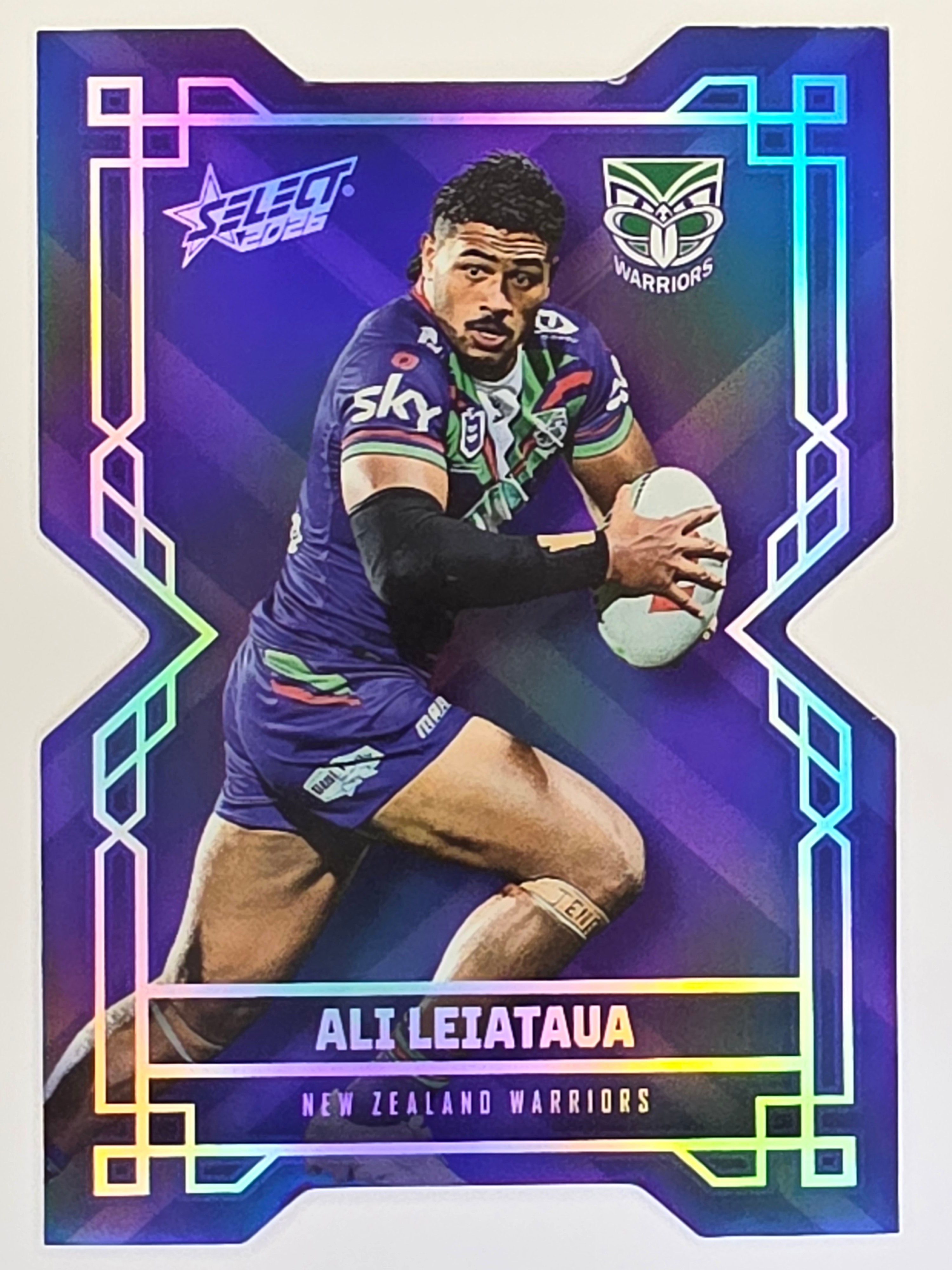 NRL 2026 League Heroes | Colours Diecut | #CD202 | Ali Leiataua | New Zealand Warriors
