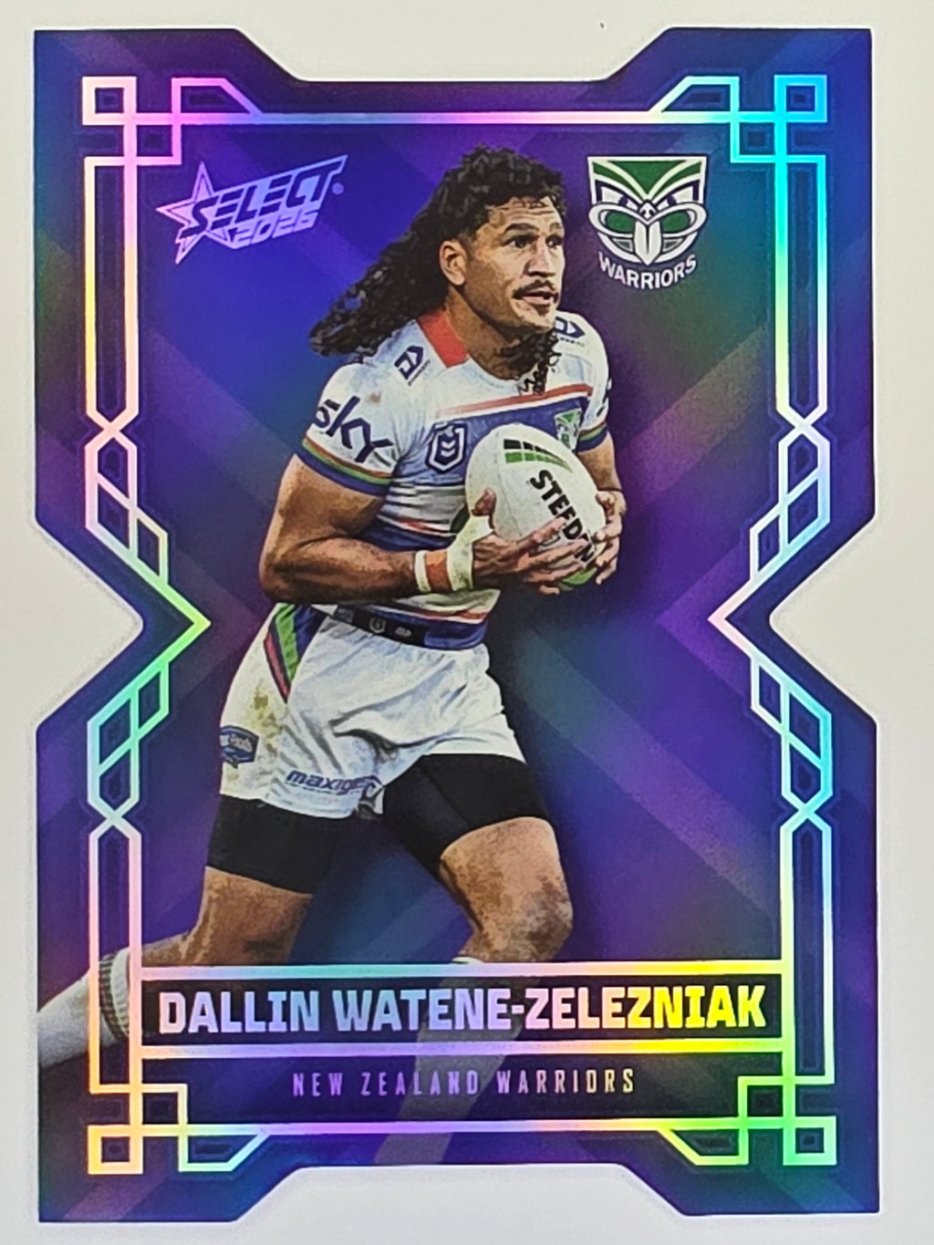 NRL 2026 League Heroes | Colours Diecut | #CD208 | Dallin Watene-Zelezniak | New Zealand Warriors