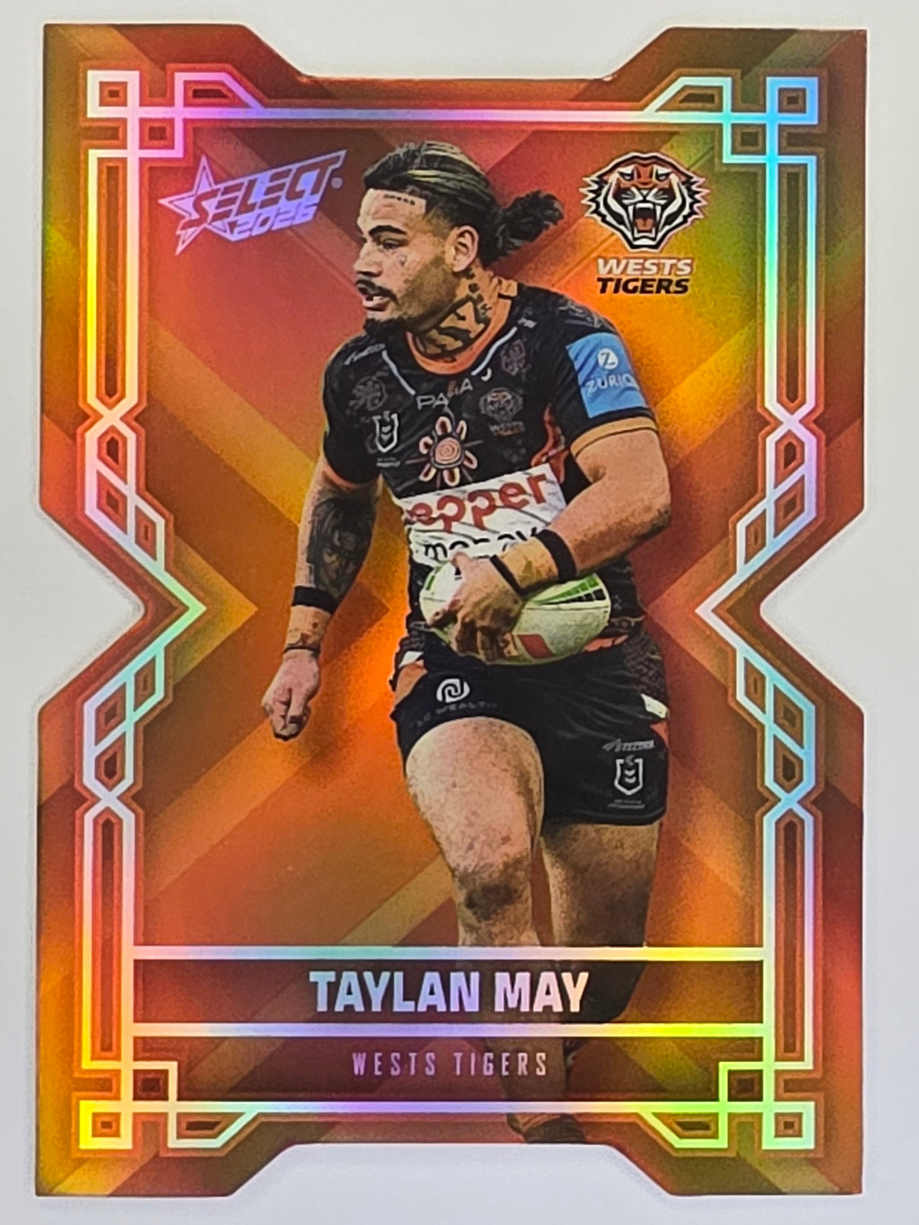 NRL 2026 League Heroes | Colours Diecut | #CD216 | Taylan May | Wests Tigers