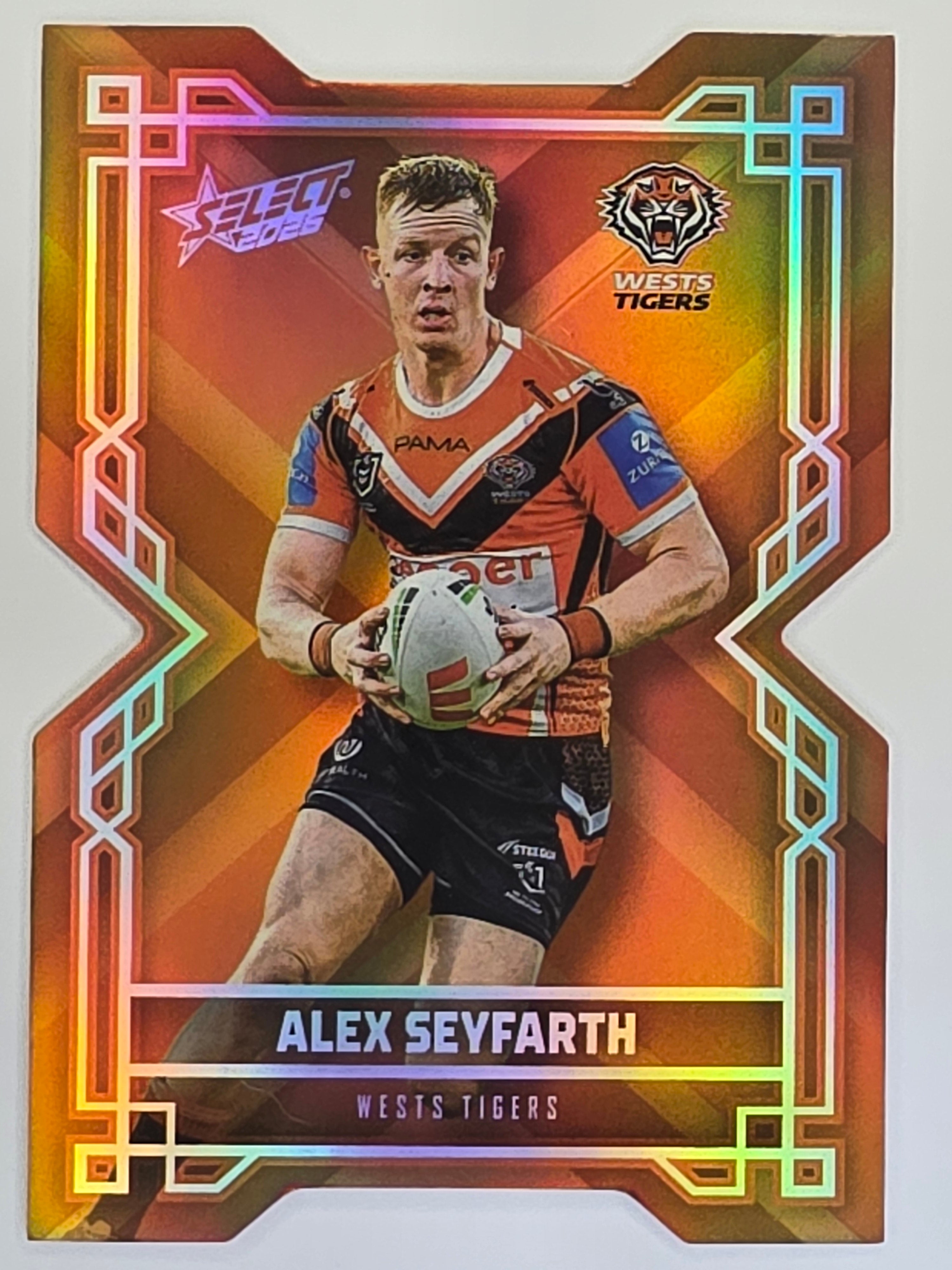 NRL 2026 League Heroes | Colours Diecut | #CD218 | Alex Seyfarth | Wests Tigers