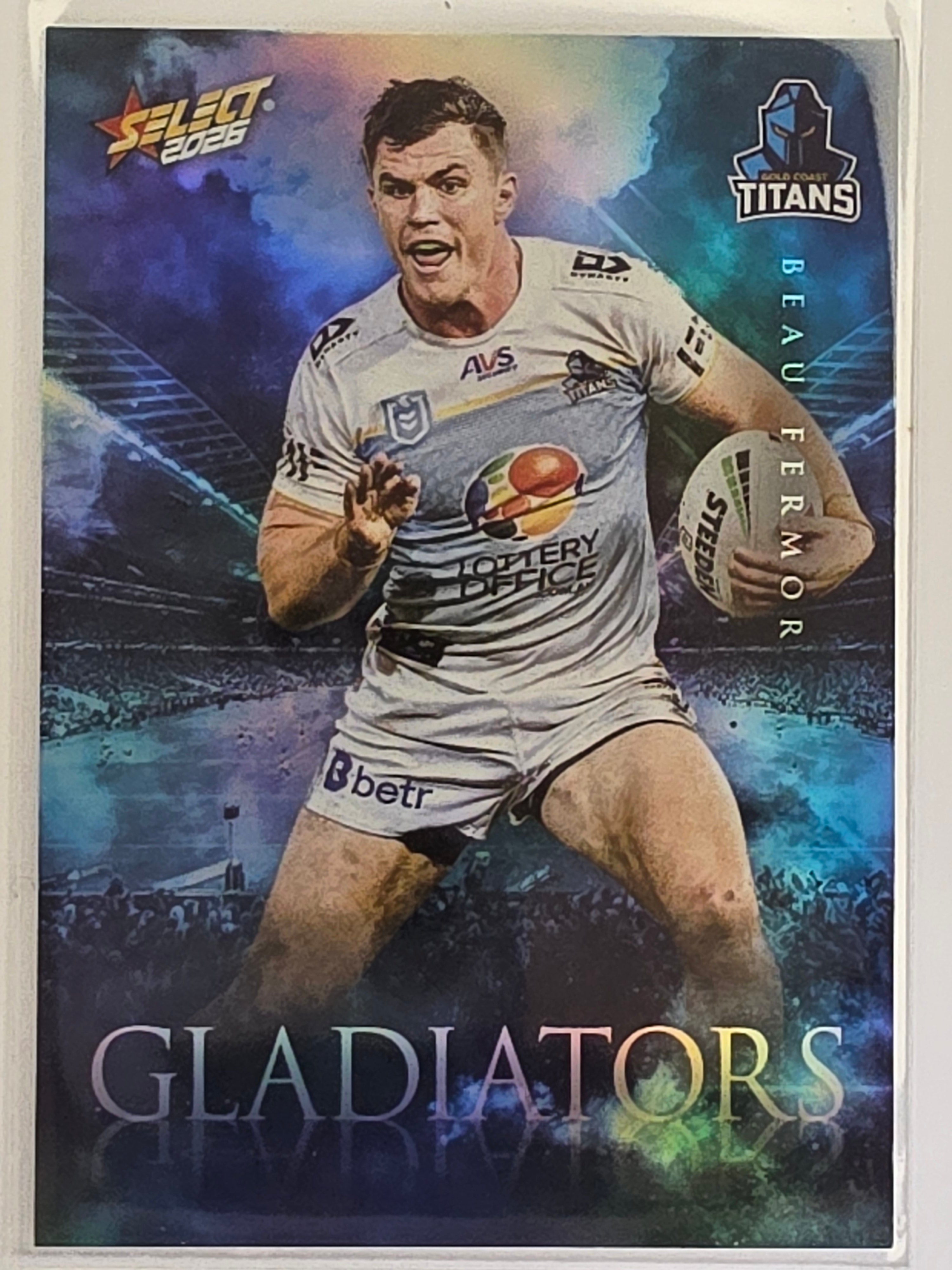 NRL 2026 League Heroes | Gladiators | #G50 | #494/599 | Beau Fermor | Gold Coast Titans