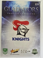 NRL 2026 League Heroes | Gladiators | #G74 | #574/599 | Phoenix Crossland | Newcastle Knights
