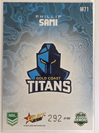 NRL 2026 League Heroes | Mercury | #M71 | #292/450 | Phillip Sami | Gold Coast Titans