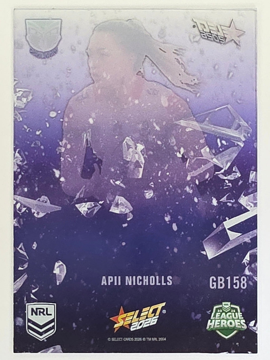 NRL 2026 League Heroes | Gamebreakers | #GB158 | Apii Nicholls | NRLW New Zealand Warriors