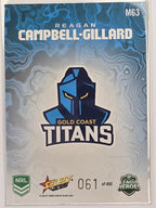 NRL 2026 League Heroes | Mercury | #M63 | #061/450 | Reagan Campbell-Gillard | Gold Coast Titans
