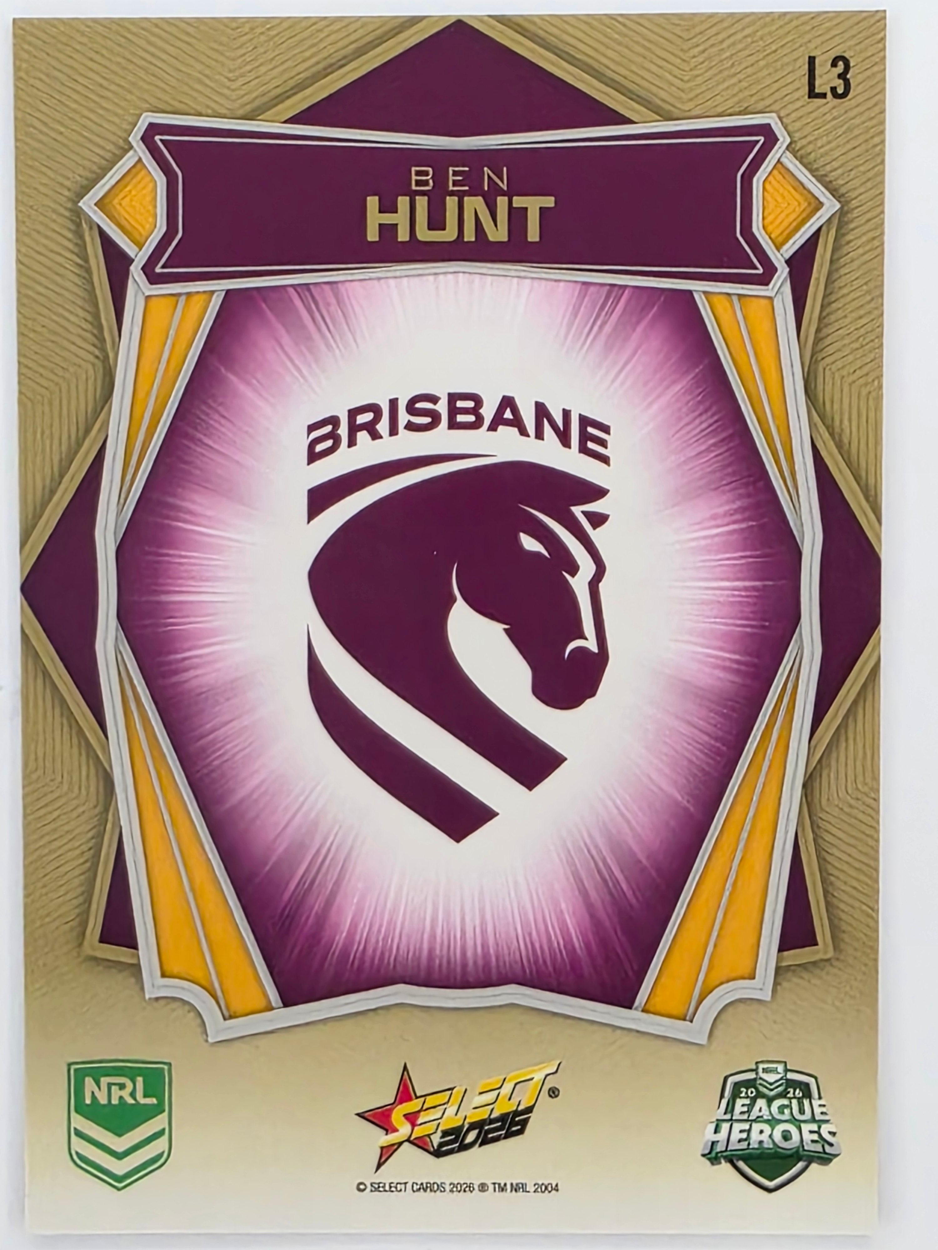 NRL 2026 League Heroes | Luminous | #L3 | Ben Hunt | Brisbane Broncos
