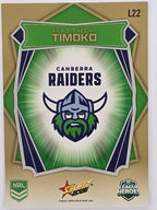 NRL 2026 League Heroes | Luminous | #L22 | Matthew Timoko | Canberra Raiders