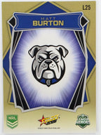 NRL 2026 League Heroes | Luminous | #L25 | Matt Burton | Canterbury Bulldogs