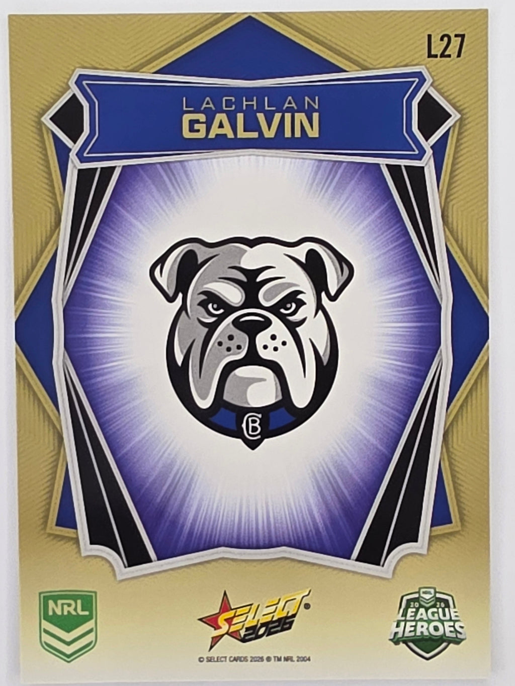 NRL 2026 League Heroes | Luminous | #L27 | Lachlan Galvin | Canterbury Bulldogs