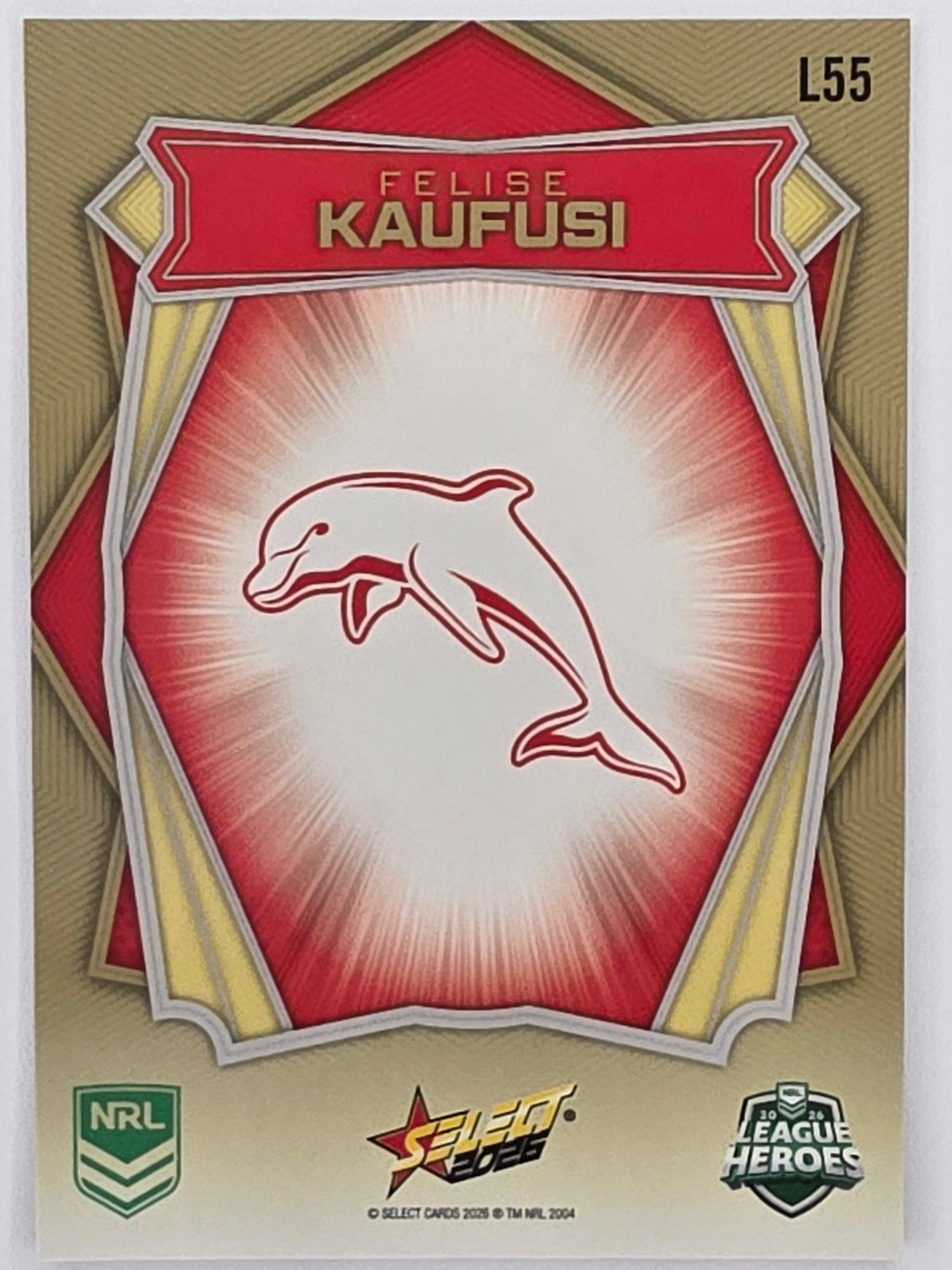 NRL 2026 League Heroes | Luminous | #L55 | Felise Kaufusi | Dolphins