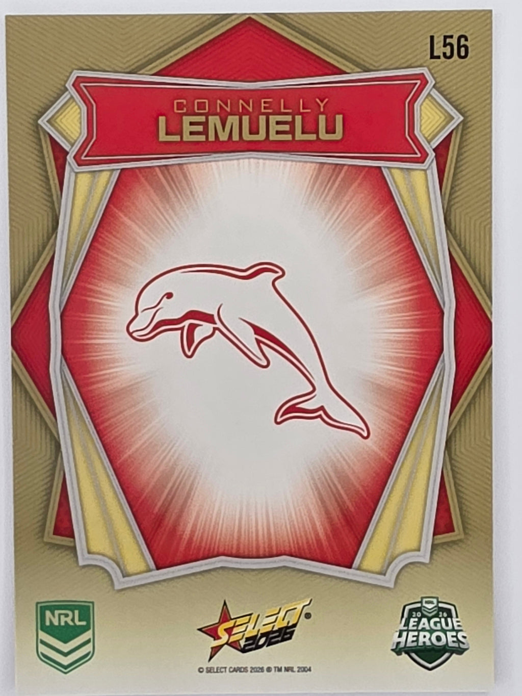 NRL 2026 League Heroes | Luminous | #L56 | Connelly Lemuelu | Dolphins