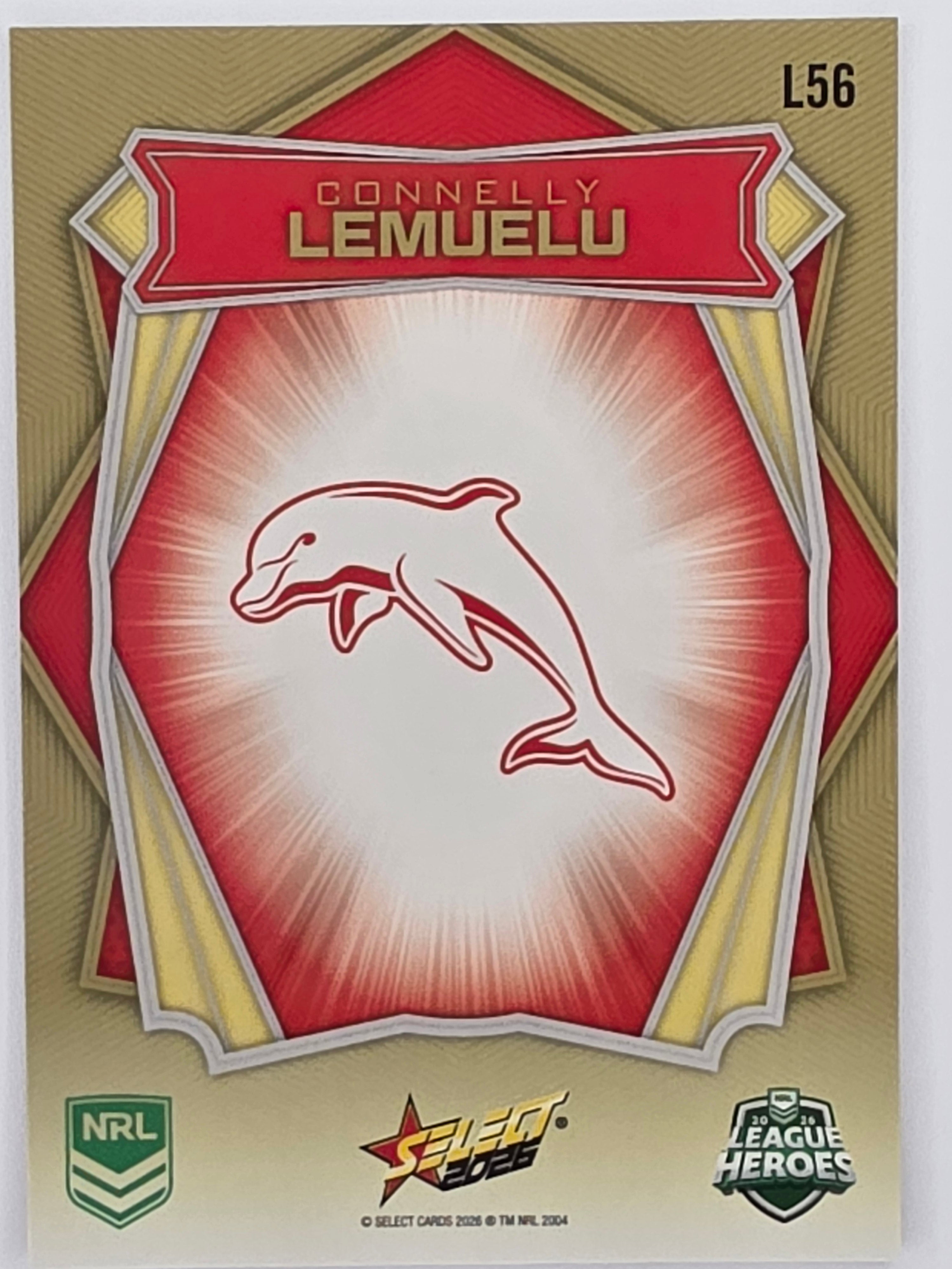 NRL 2026 League Heroes | Luminous | #L56 | Connelly Lemuelu | Dolphins