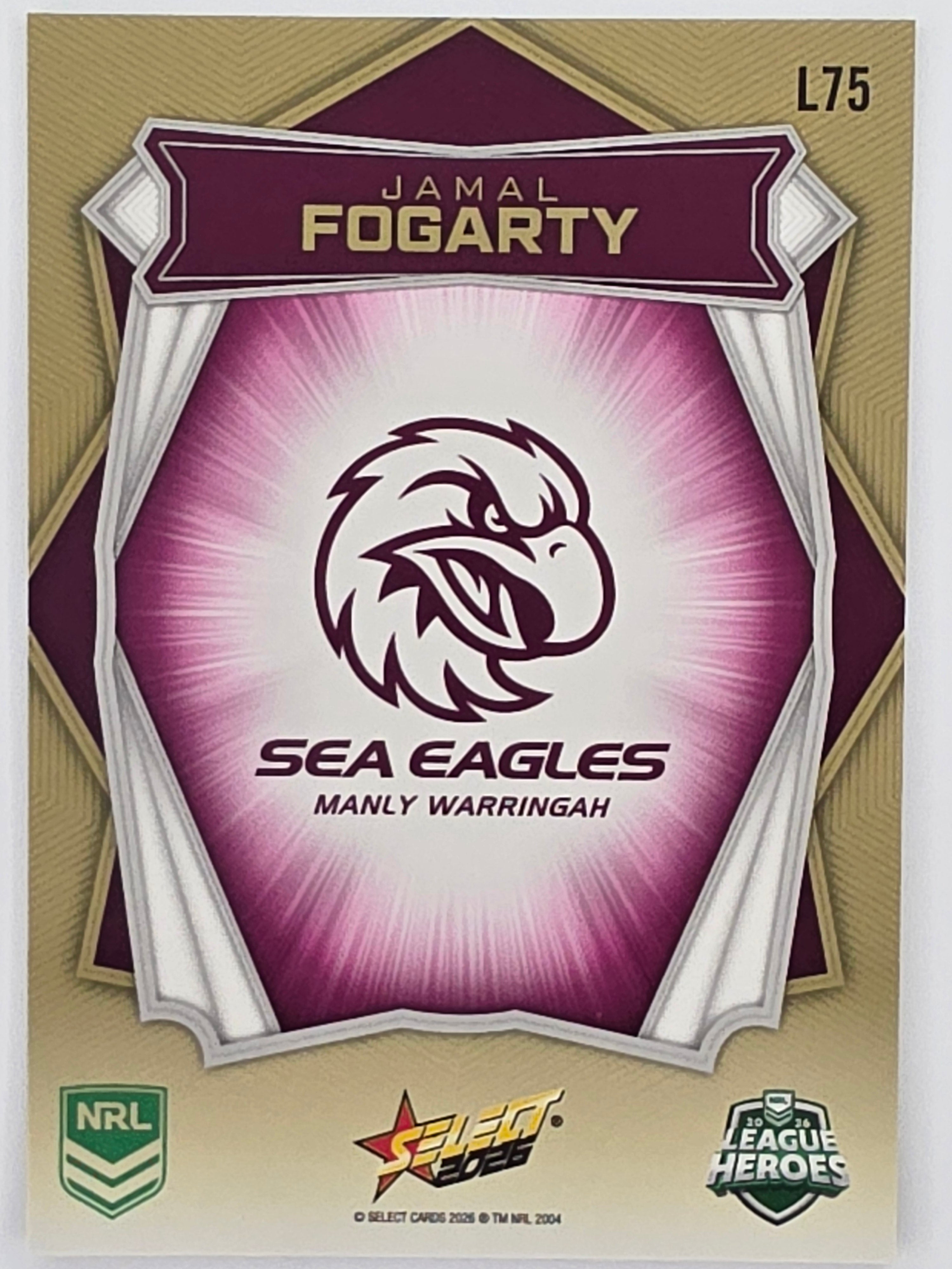 NRL 2026 League Heroes | Luminous | #L75 | Jamal Fogarty | Manly Sea Eagles