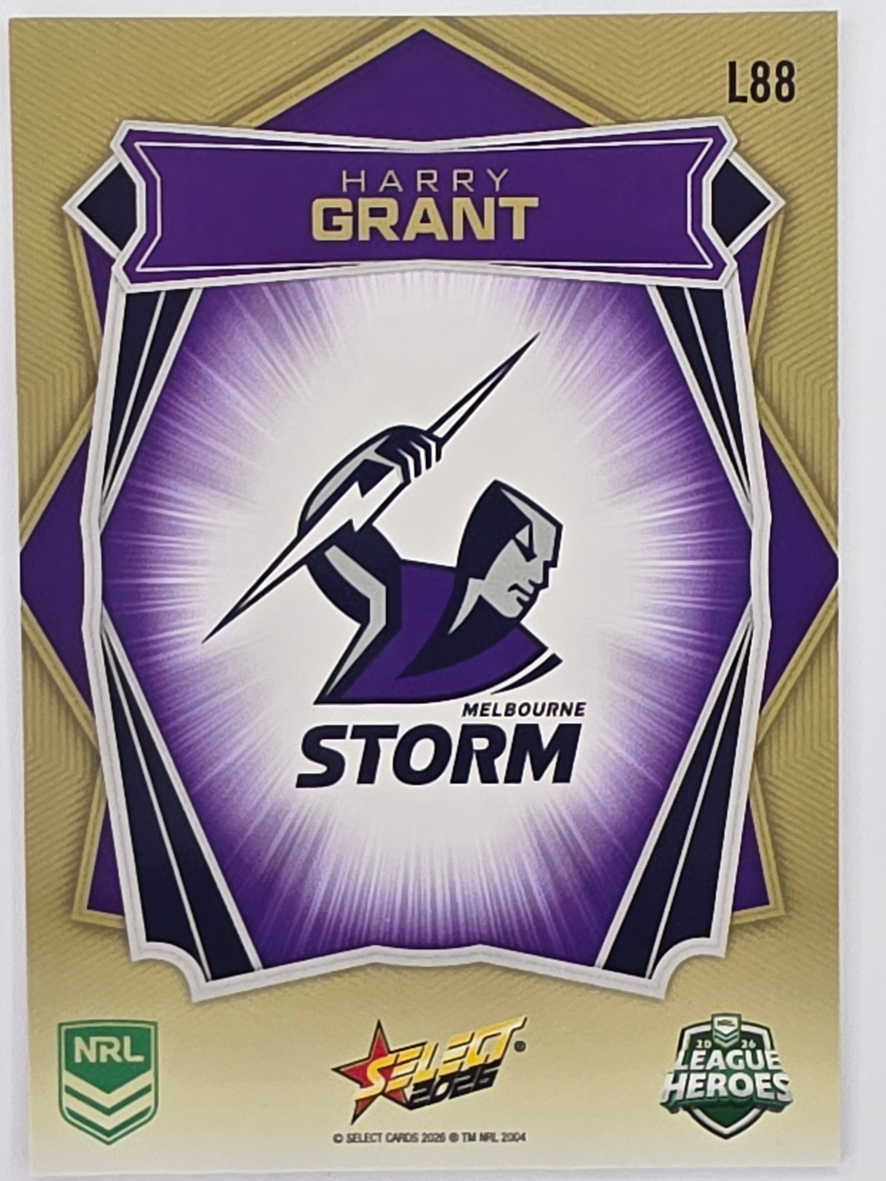 NRL 2026 League Heroes | Luminous | #L88 | Harry Grant | Melbourne Storm