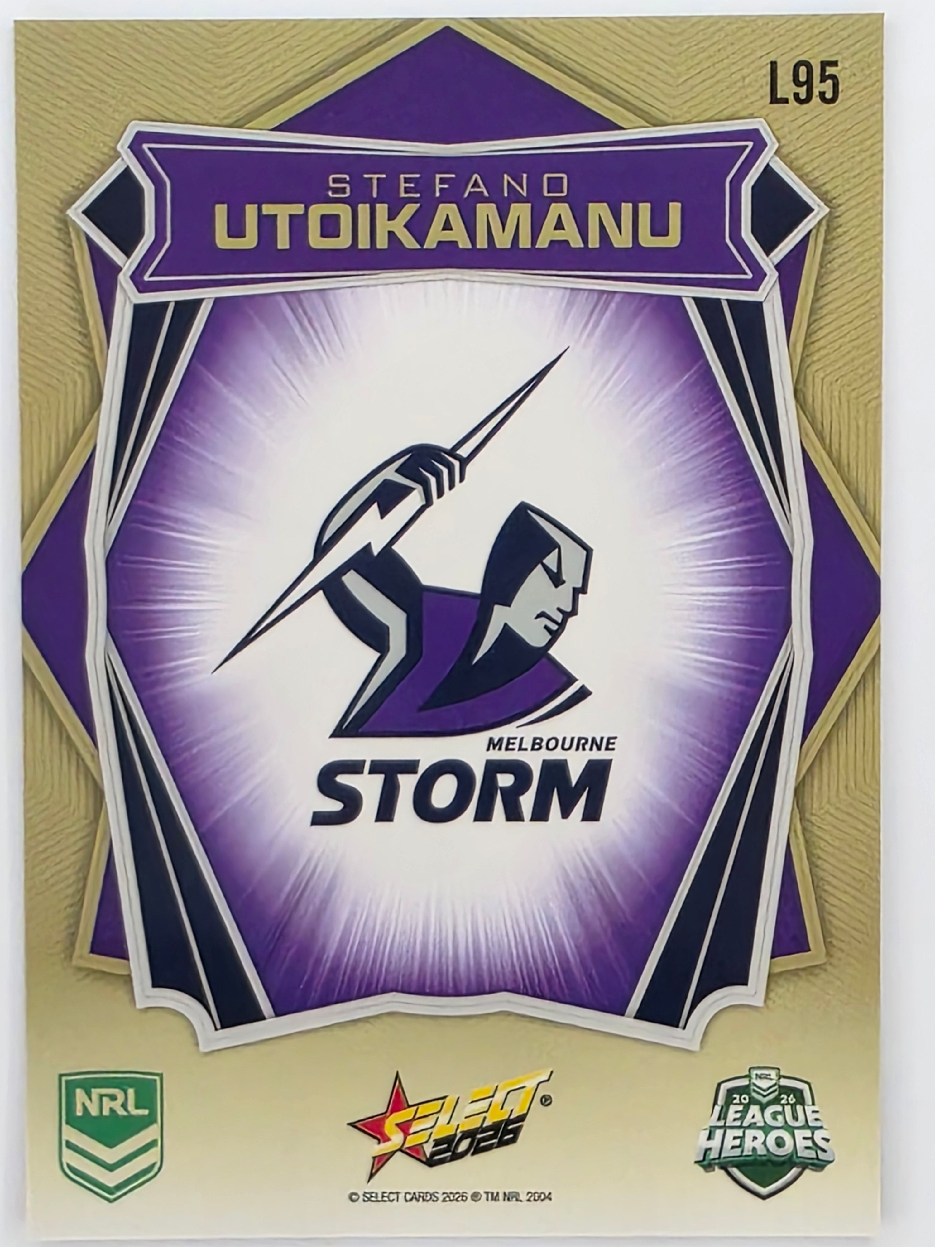NRL 2026 League Heroes | Luminous | #L95 | Stefano Utoikamanu | Melbourne Storm