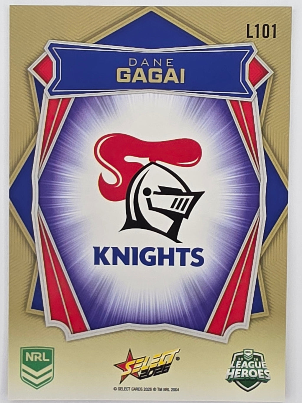 NRL 2026 League Heroes | Luminous | #L101 | Dane Gagai | Newcastle Knights